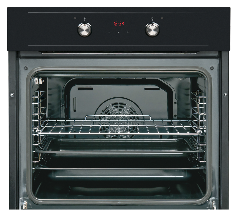 Sharp K-60D22BM1-EU Built-In 69lt. Standard Fan Assisted Oven, Black