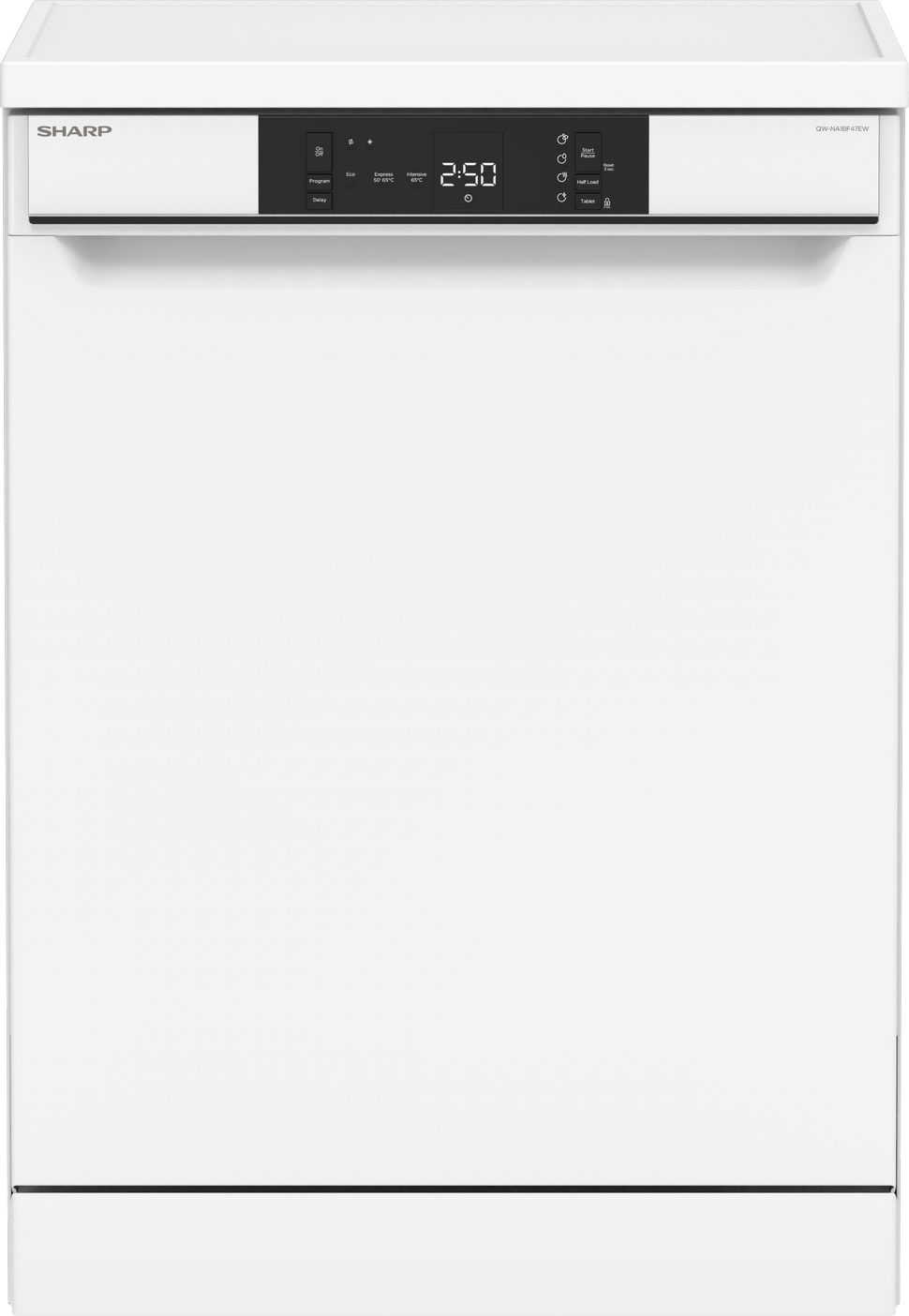SHARP QW-NA1BF47EW Freestanding 60cm Dishwasher 13PS 47 db E Class
