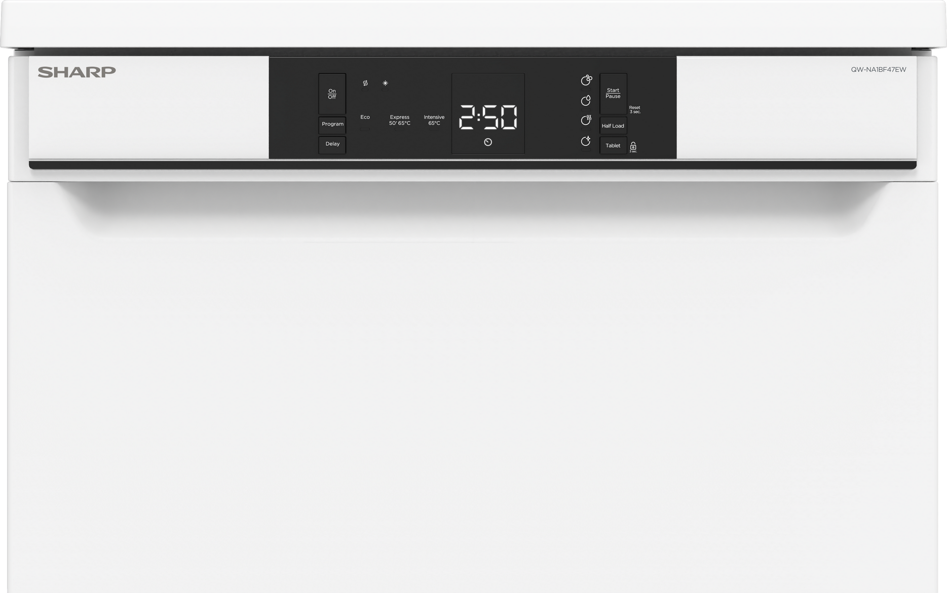 SHARP QW-NA1BF47EW Freestanding 60cm Dishwasher 13PS 47 db E Class