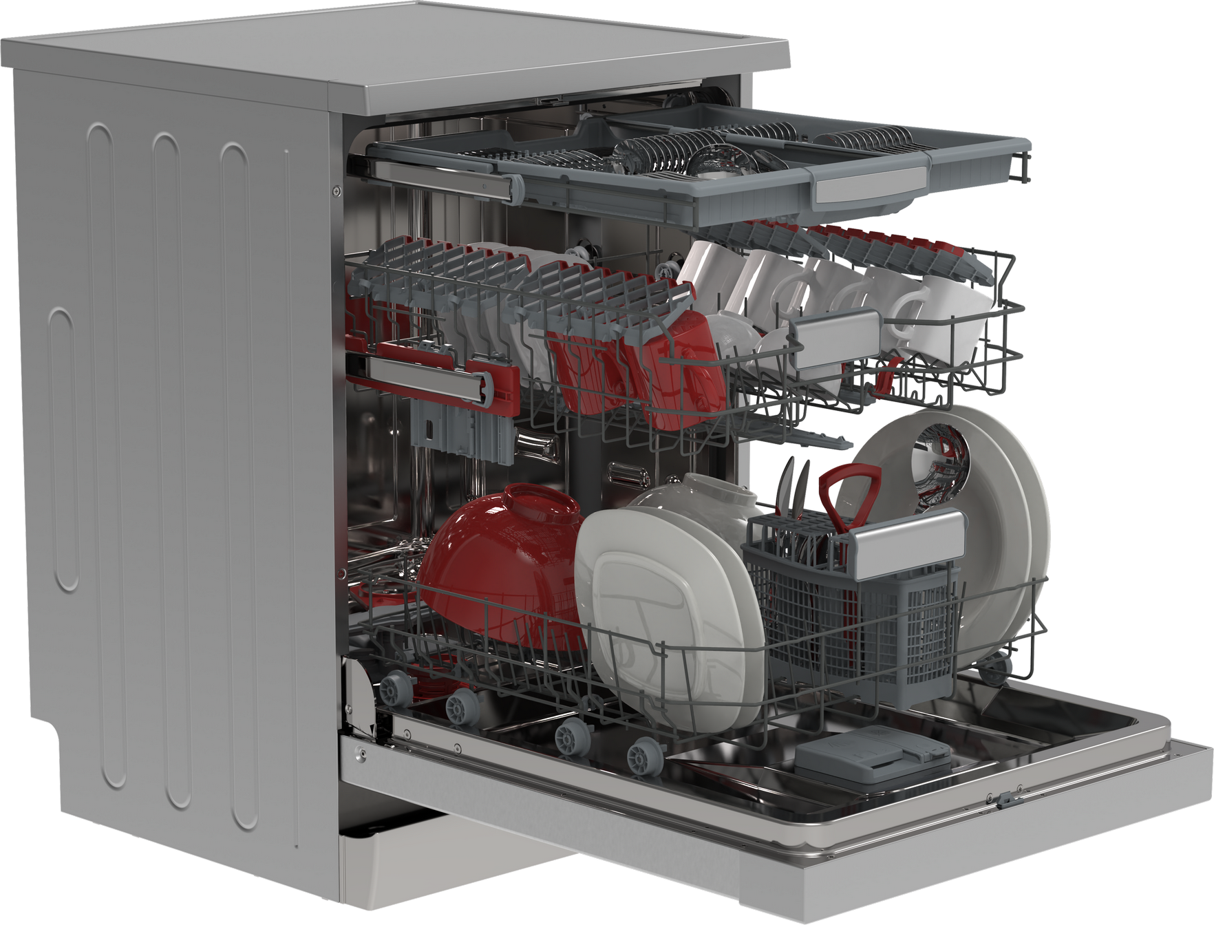 SHARP QW-NA25F44BI Freestanding 60cm Dishwasher 14PS 44 db B Class