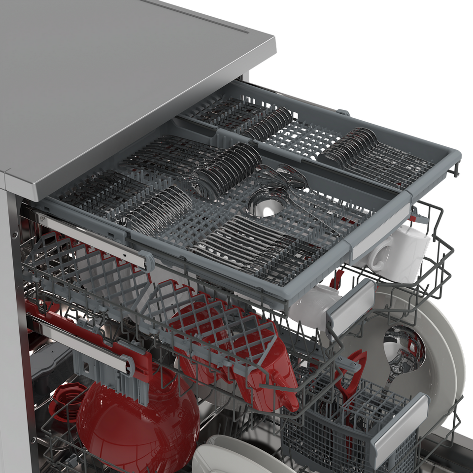 SHARP QW-NA25F44BI Freestanding 60cm Dishwasher 14PS 44 db B Class