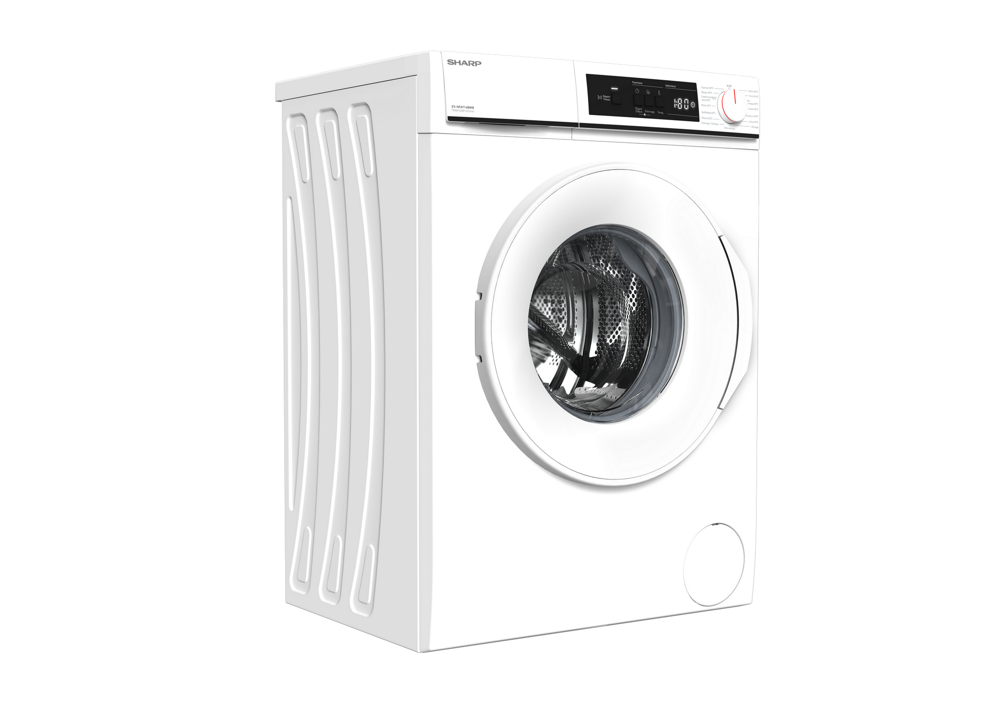 SHARP ES-NFA714BWB-FR Freestanding Washing Machine 7 kg 1400 RPM B Class