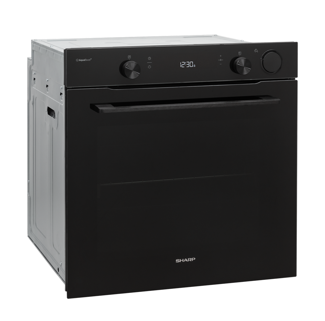 Sharp KA-74Z68BNH-PL Built-In 78lt. Standard Multifunction Oven, Pure Black