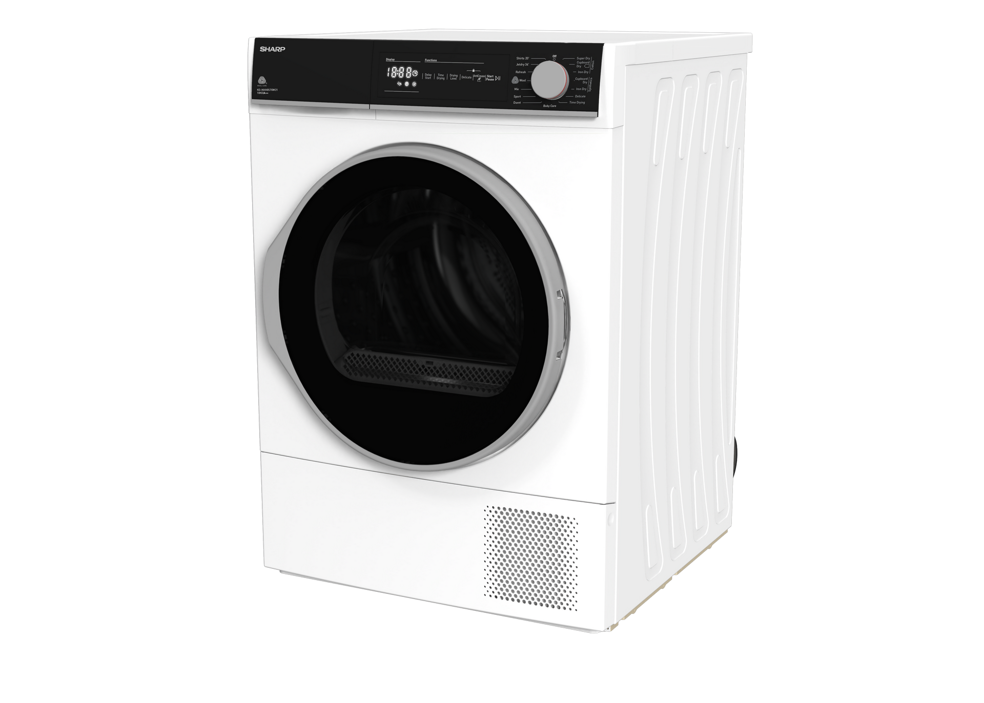 SHARP KD-NHH0S7GW21-EN Freestanding Tumble Dryer 10 kg A++