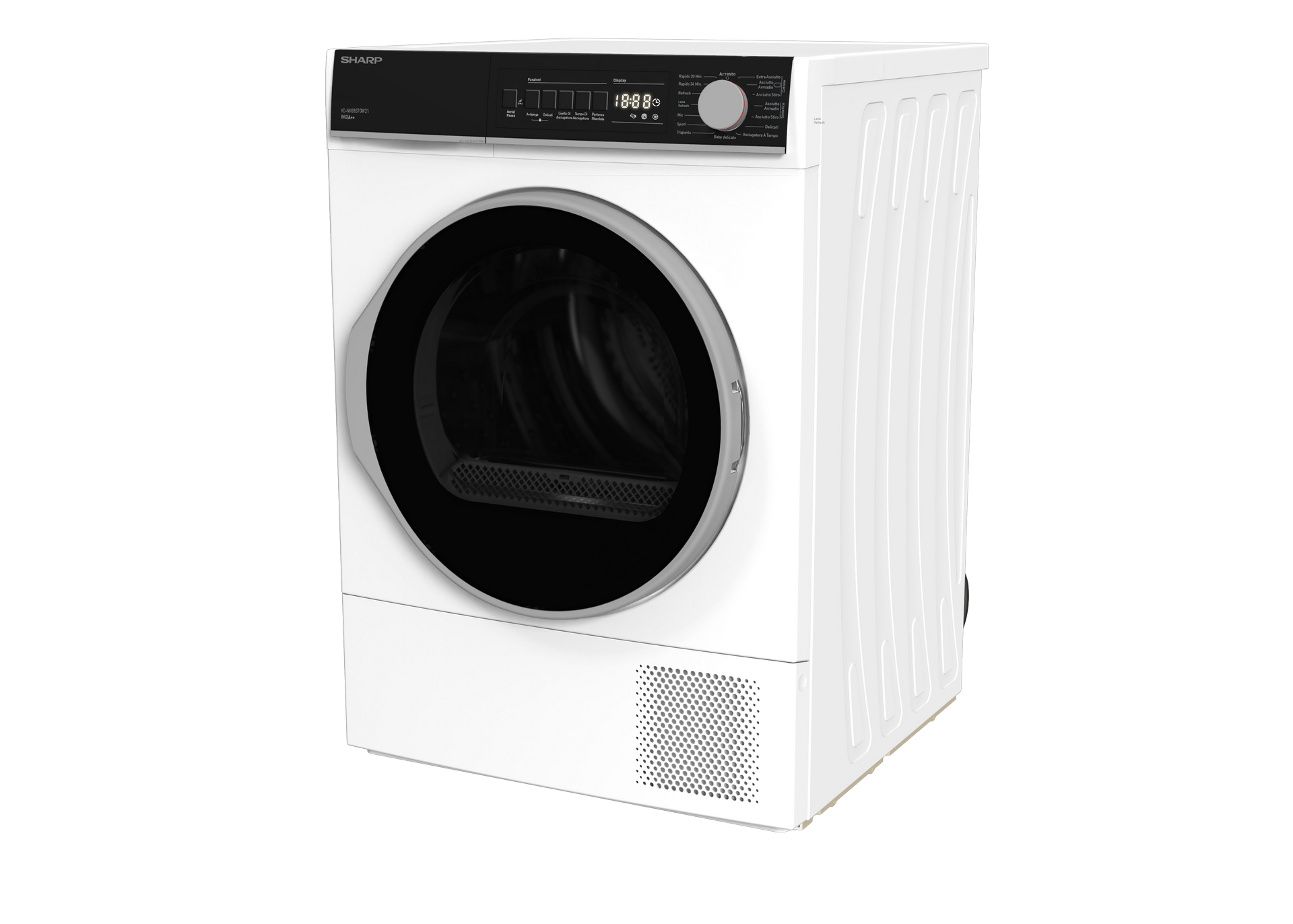 SHARP KD-NHB9S7GW2-IT Freestanding Tumble Dryer 9 kg A++