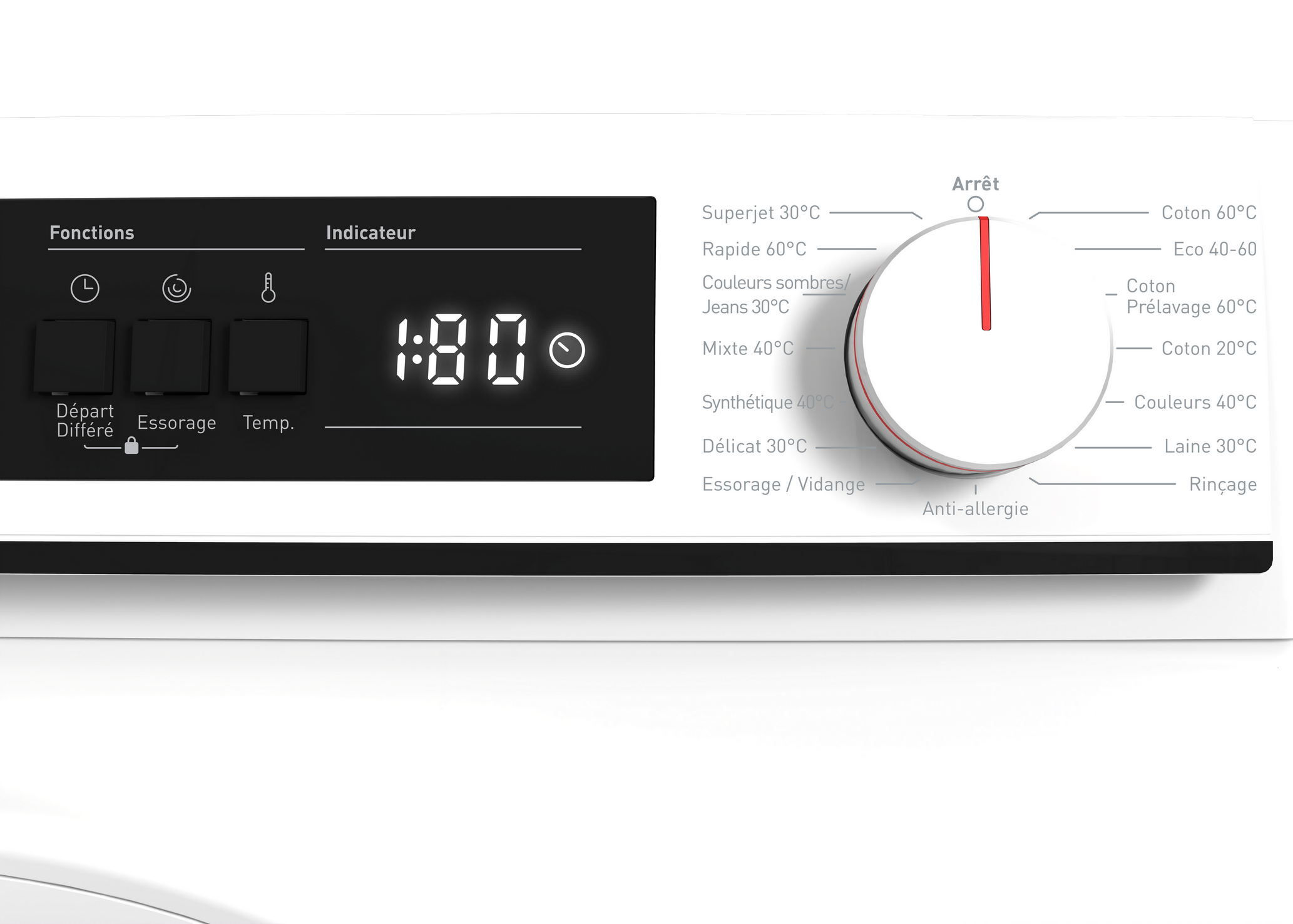 SHARP ES-NFA814BWNA-FR Freestanding Washing Machine 8 kg 1400 RPM A Class