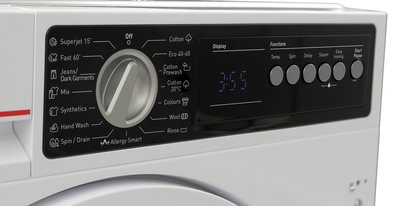 SHARP ES-NIB814BWNA-EE Integrated Washing Machine 8 kg 1400 RPM A Class