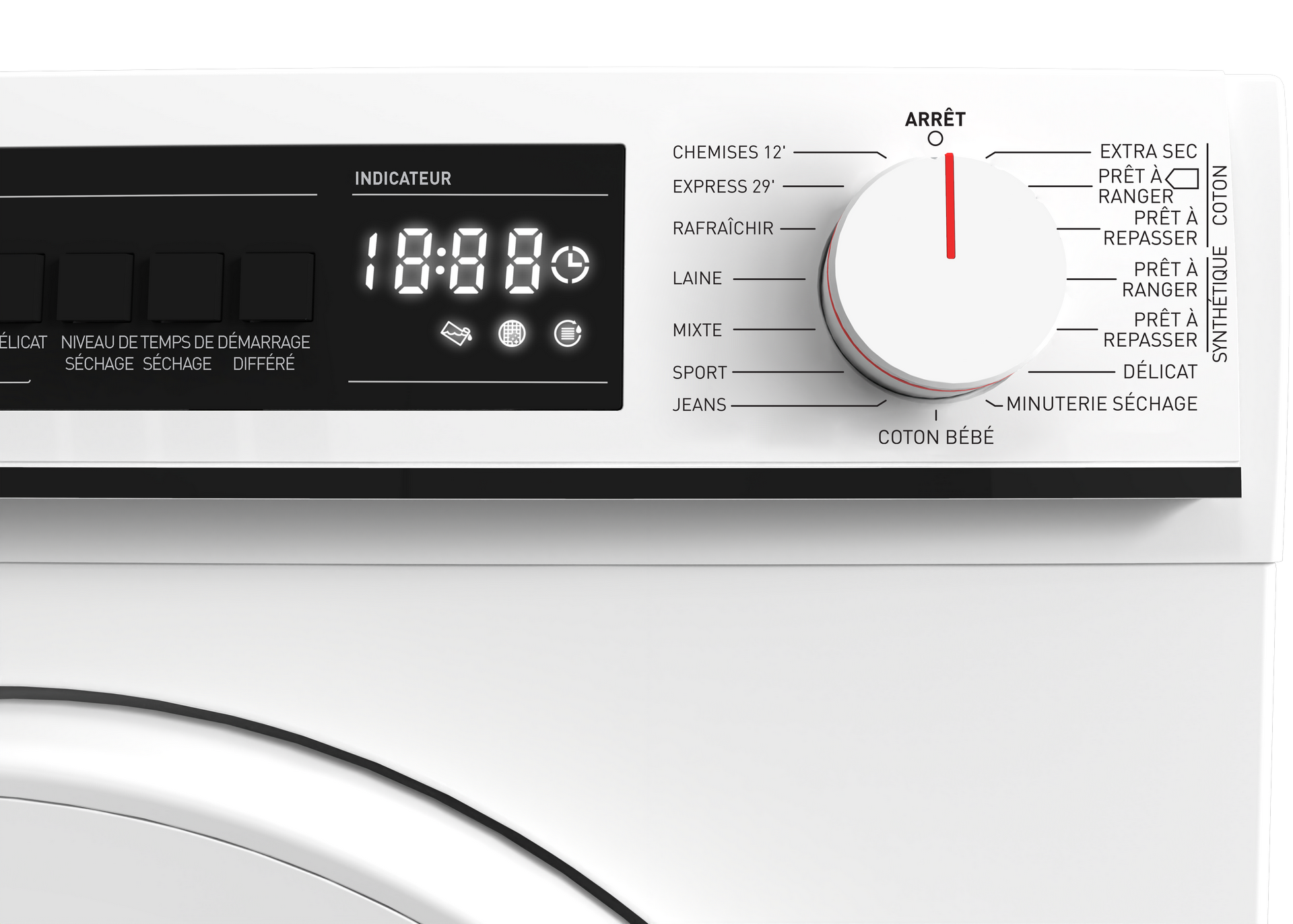 SHARP KD-NCB7S7PW91-FR Freestanding Tumble Dryer 7 kg B Class