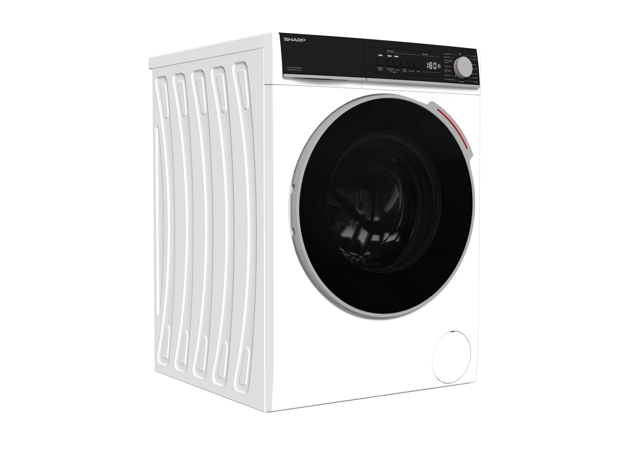 SHARP ES-NFB214CWDA-FR Freestanding Washing Machine 12 kg 1400 RPM A Class