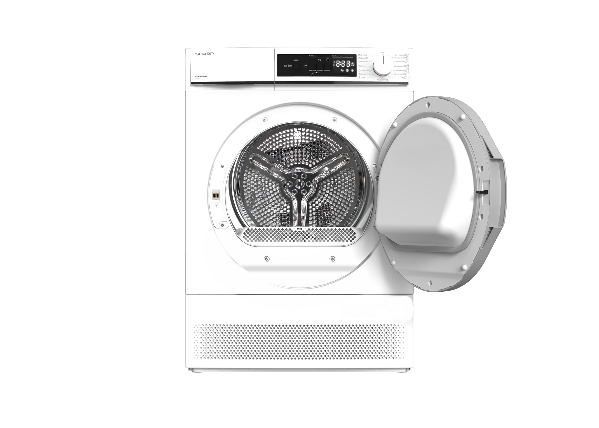 SHARP KD-NCA7S7PW91-DE Freestanding Tumble Dryer 7 kg B Class