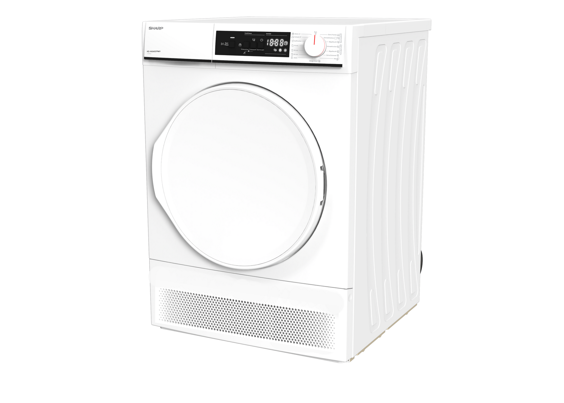 SHARP KD-NCA7S7PW91-DE Freestanding Tumble Dryer 7 kg B Class