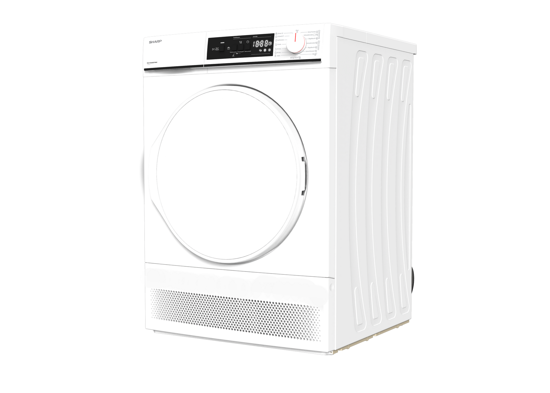 SHARP KD-NCA8S7PW91-DE Freestanding Tumble Dryer 8 kg B Class