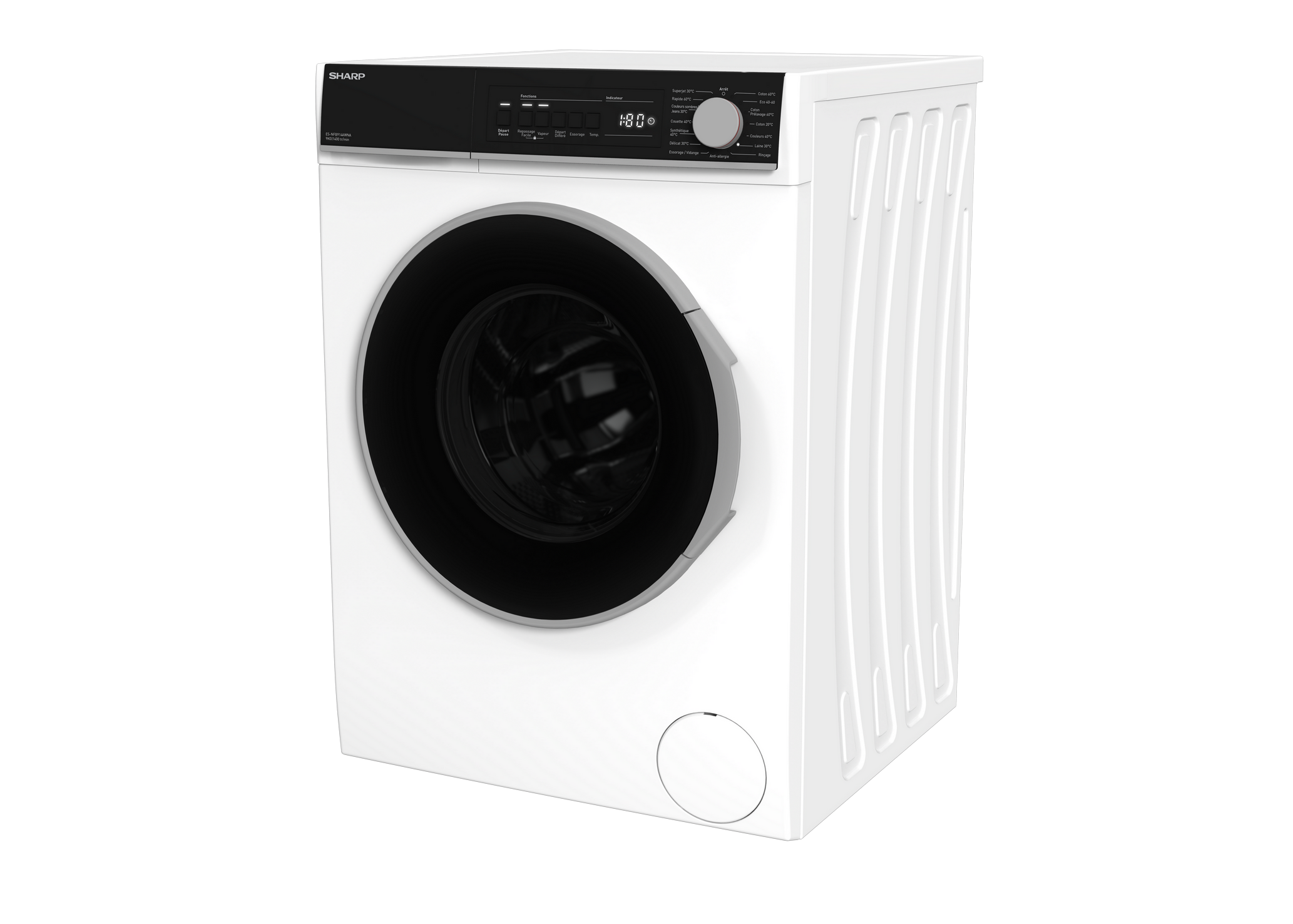 SHARP ES-NFB914AWNA-FR Freestanding Washing Machine 9 kg 1400 RPM A Class