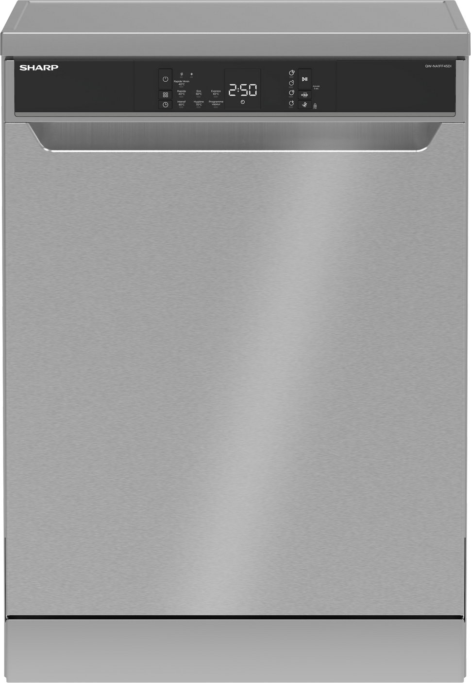 SHARP QW-NA1FF45DI Freestanding 60cm Dishwasher 16PS 45 db D Class