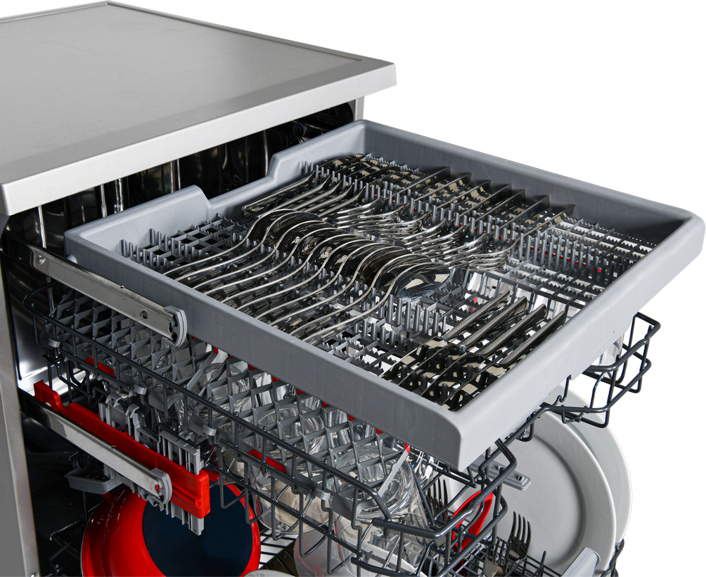 SHARP QW-NA1FF45DI Freestanding 60cm Dishwasher 16PS 45 db D Class