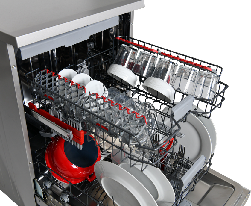 SHARP QW-NA1FF45DI Freestanding 60cm Dishwasher 16PS 45 db D Class