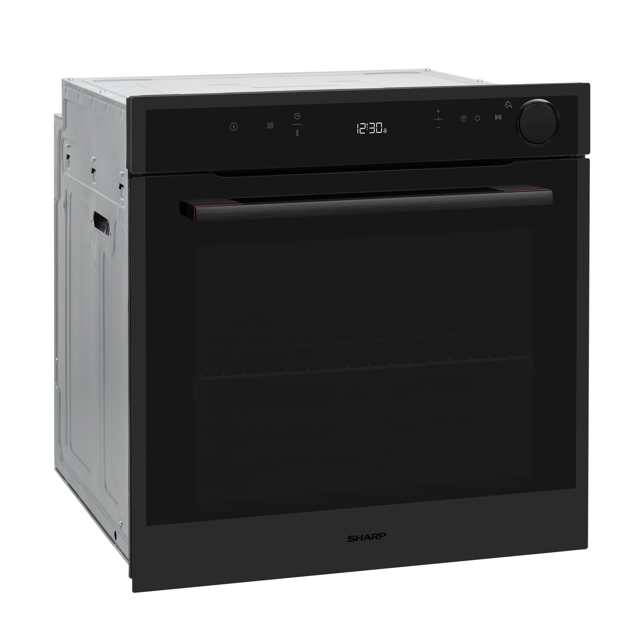 Sharp KA-73F68BNH-EU Built-In 78lt. Steam Assisted Multifunction Oven, Matte Black