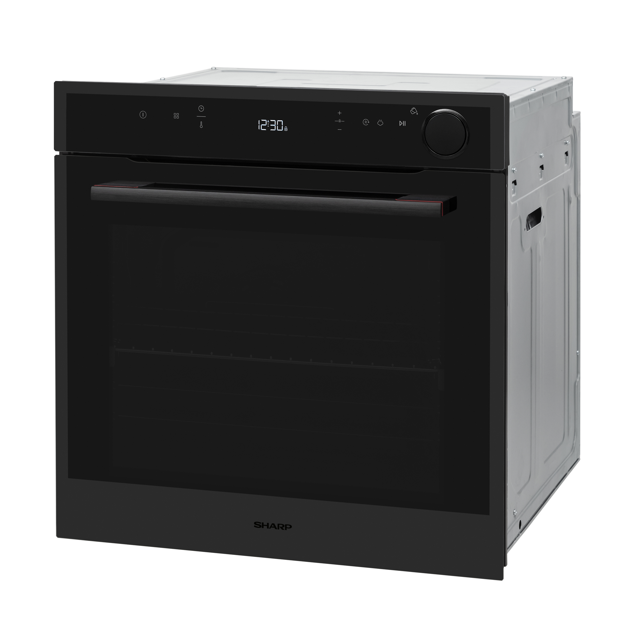 Sharp KA-73F68BNH-EU Built-In 78lt. Steam Assisted Multifunction Oven, Matte Black