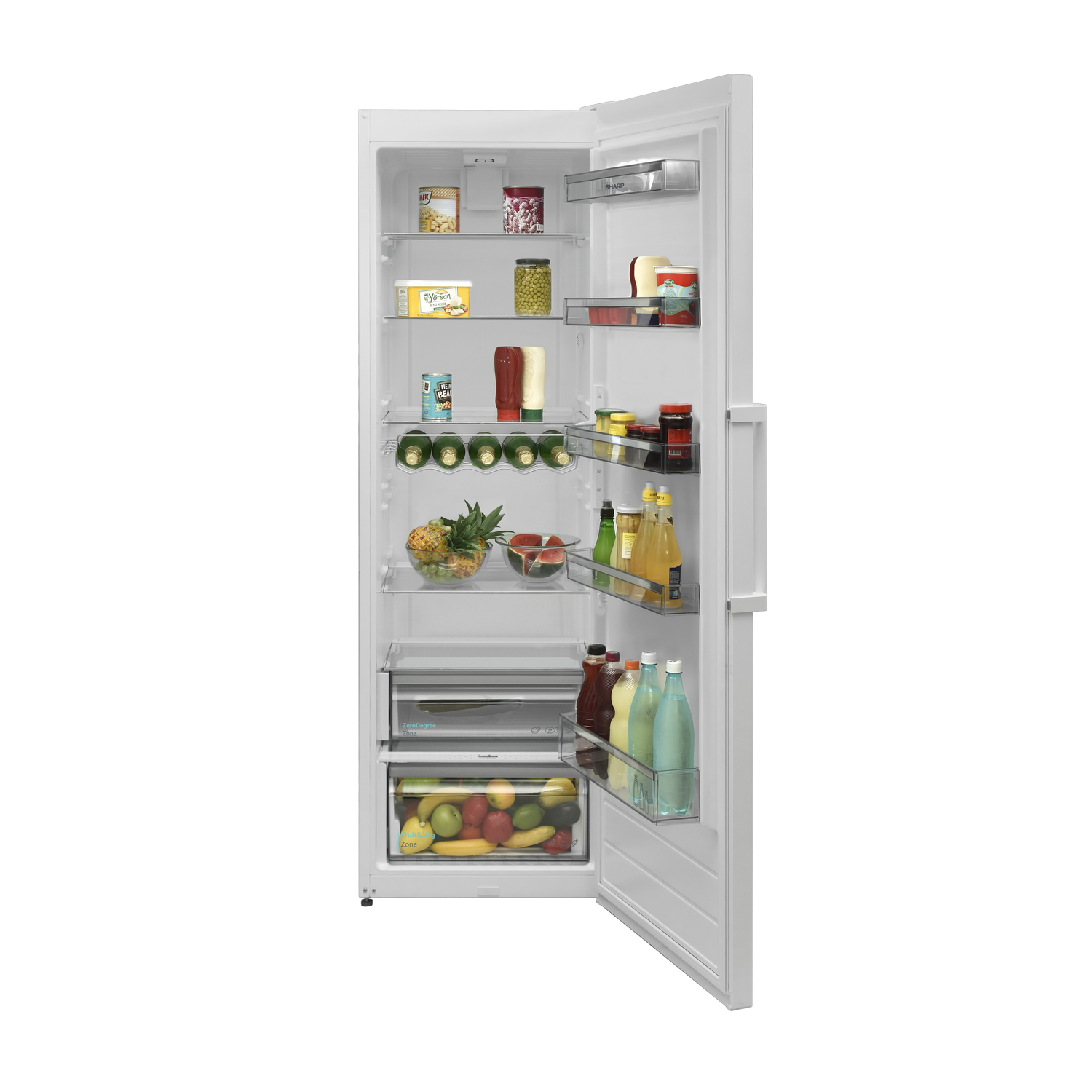 SHARP SJ-LC11CTXWE-EN 60cm Single Door Refrigerator