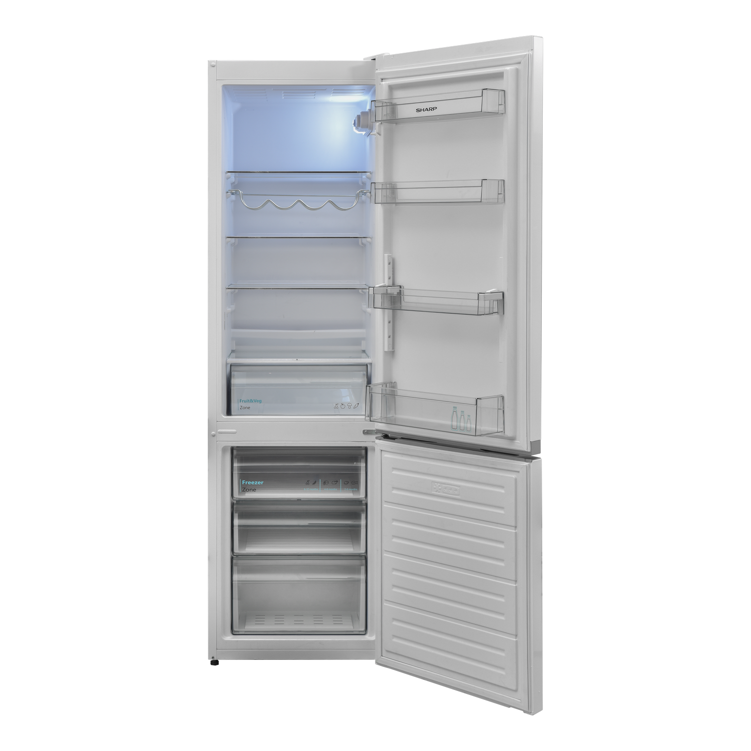 SHARP SJ-FBB05DTXWE-EU 54cm Fridge-Freezer