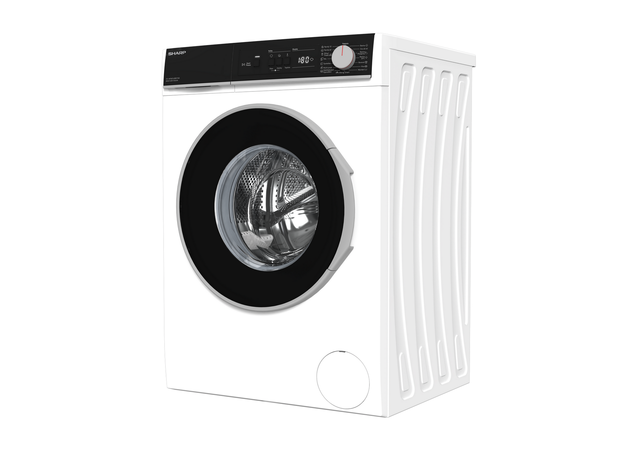 SHARP ES-NFA814BW1NA-CZ Freestanding Washing Machine 8 kg 1400 RPM A Class