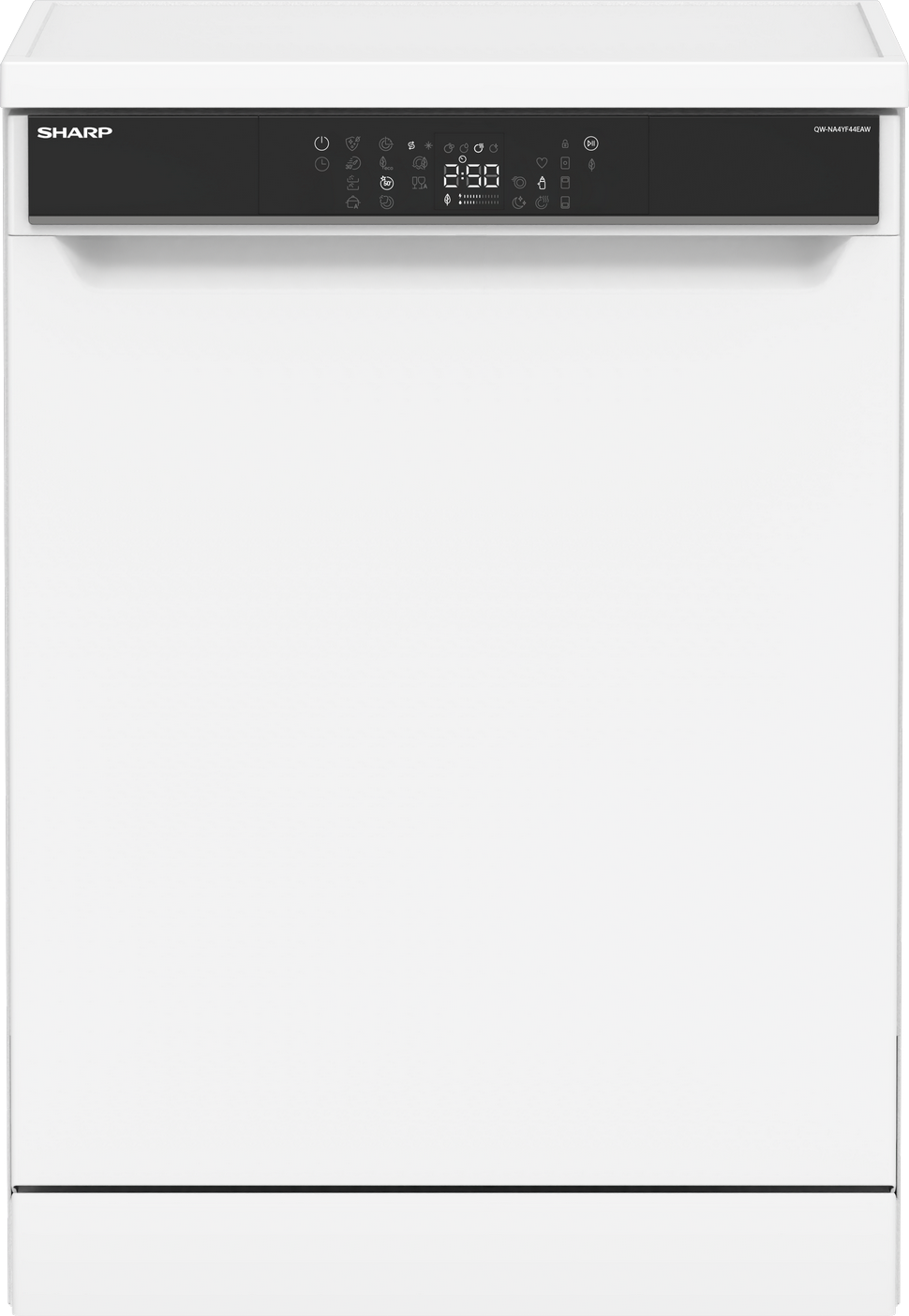 SHARP QW-NA4YF44EAW 60cm-ko Garbigailu Autonomoa 14 Plater 44 dB A Maila EcoBox Teknologiarekin