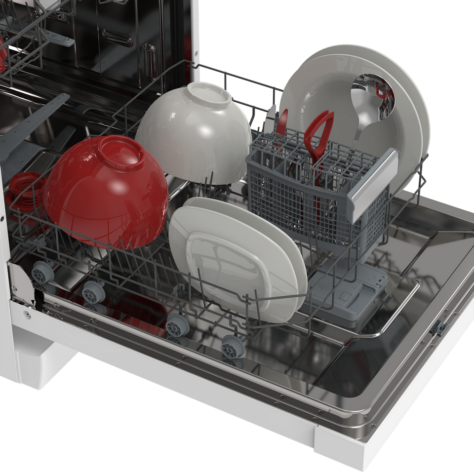 SHARP QW-NA4YF44EAW Freestanding 60cm Dishwasher 14PS 44 Db A Class