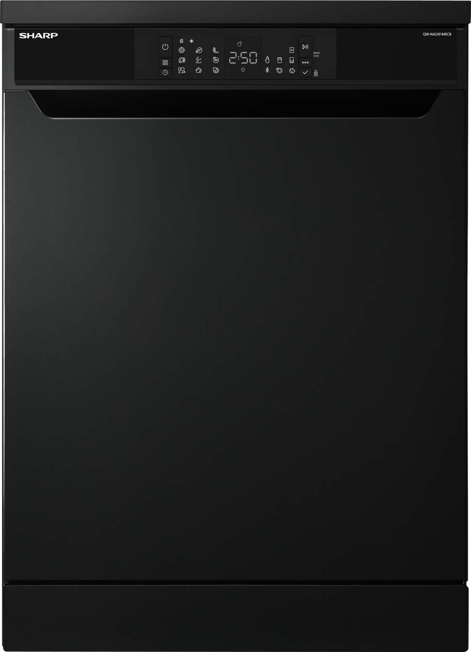 SHARP QW-NA2XF44ECB 60 cm-ko autozain garbigailu autonomoa 14 plater 44 dB C maila Inbertsore motorrarekin