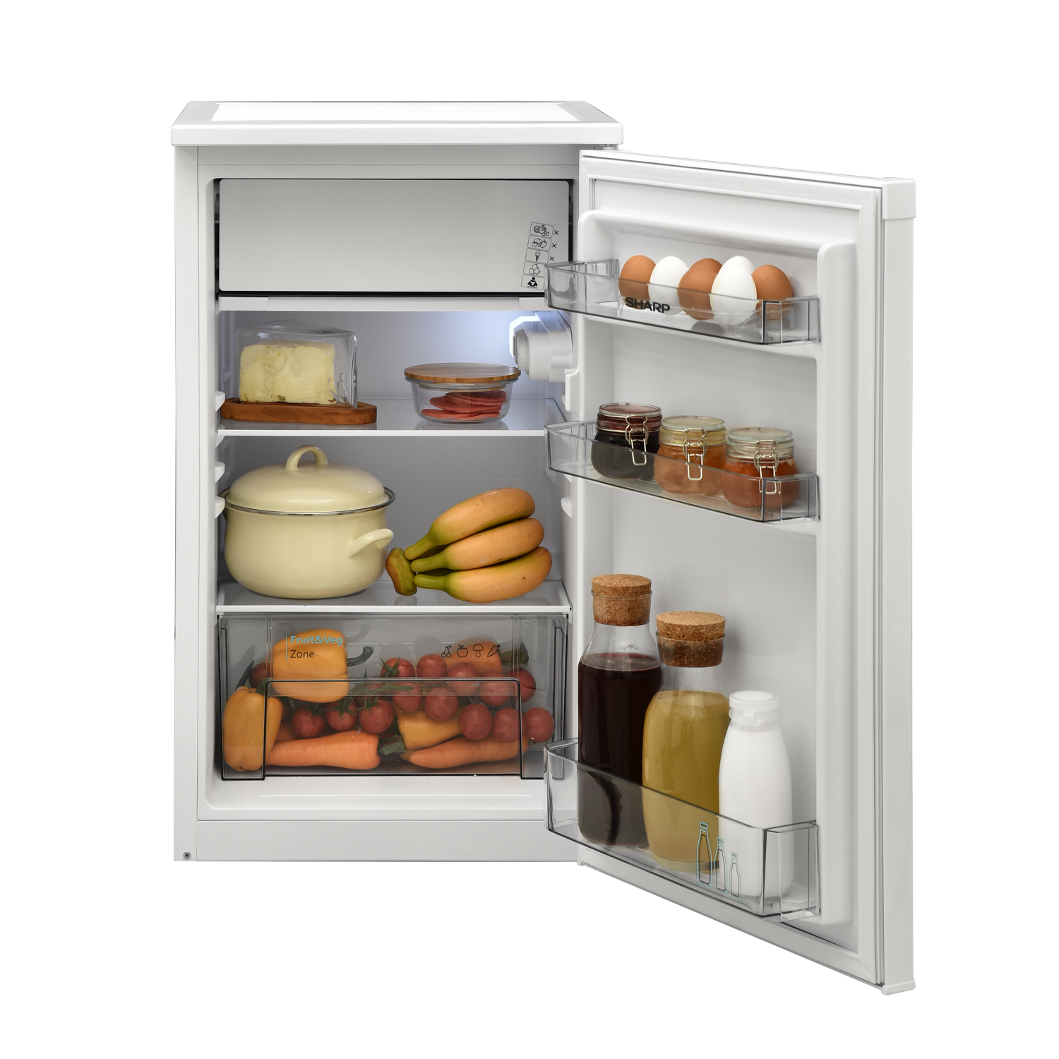 SHARP SJ-UE088T0W-EU 48cm Table Top