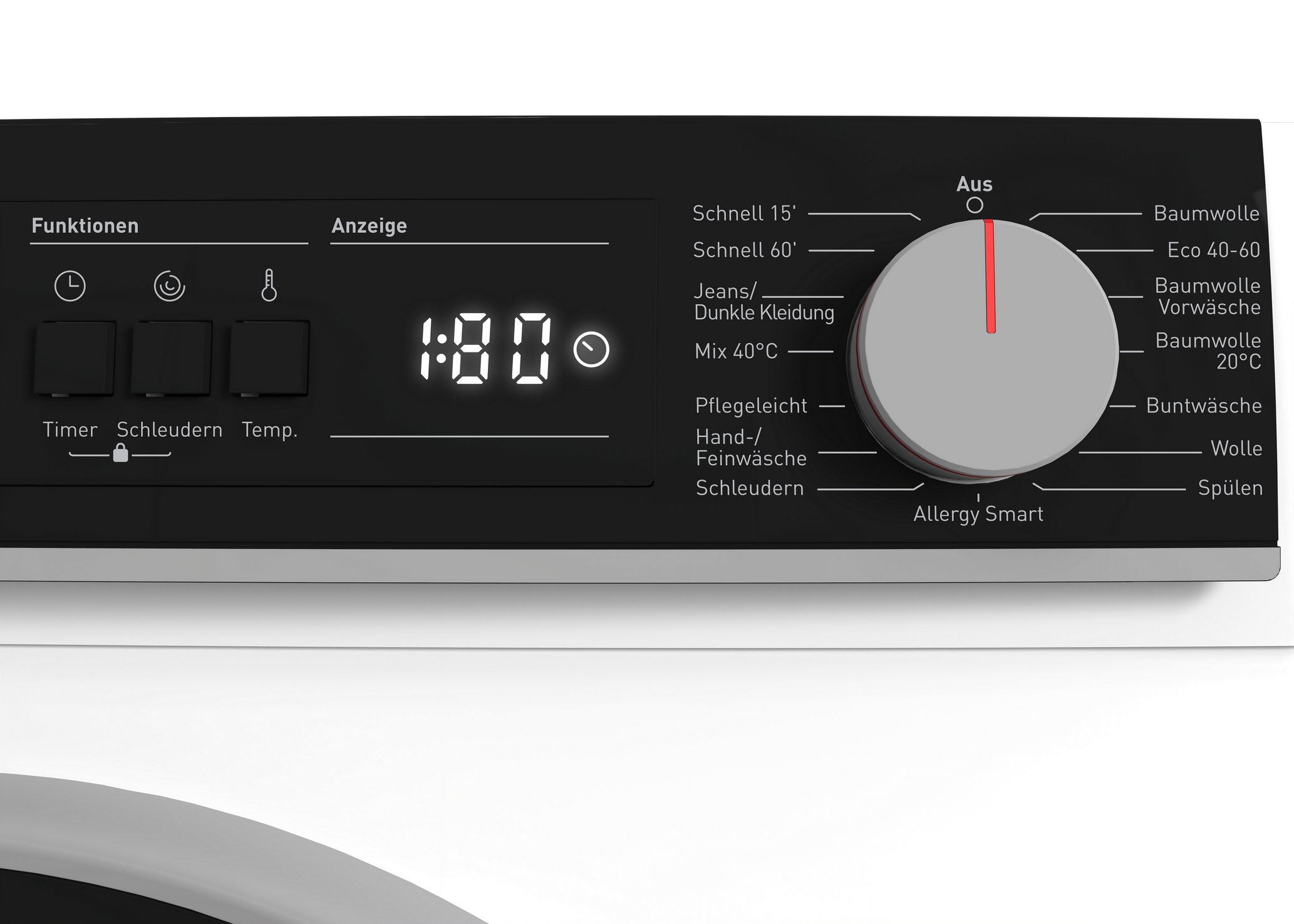 SHARP ES-NFA814BW1NA-DE Freestanding Washing Machine 8 kg 1400 RPM A Class