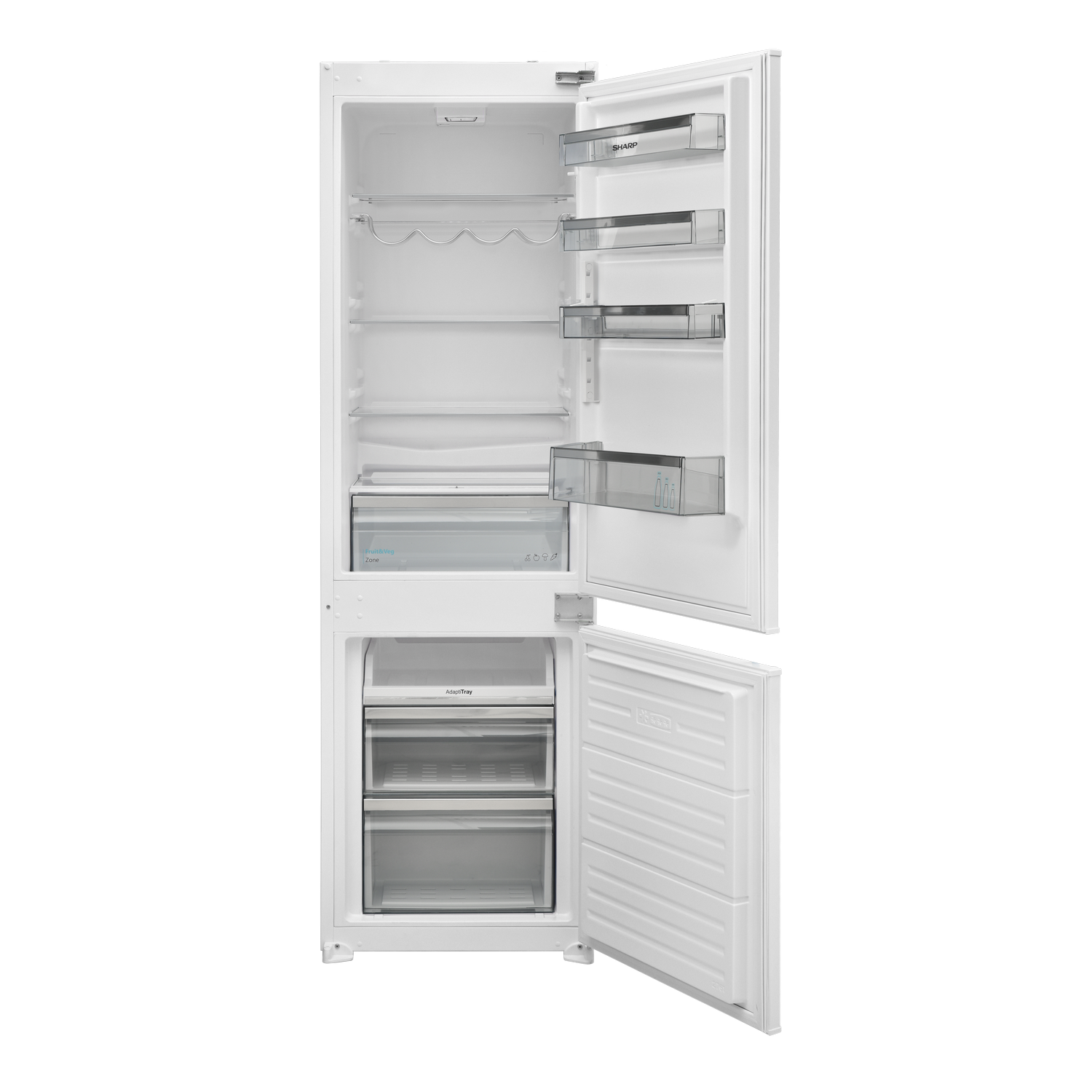 SHARP SJ-BE250T0XS-EU 54cm Fridge-Freezer