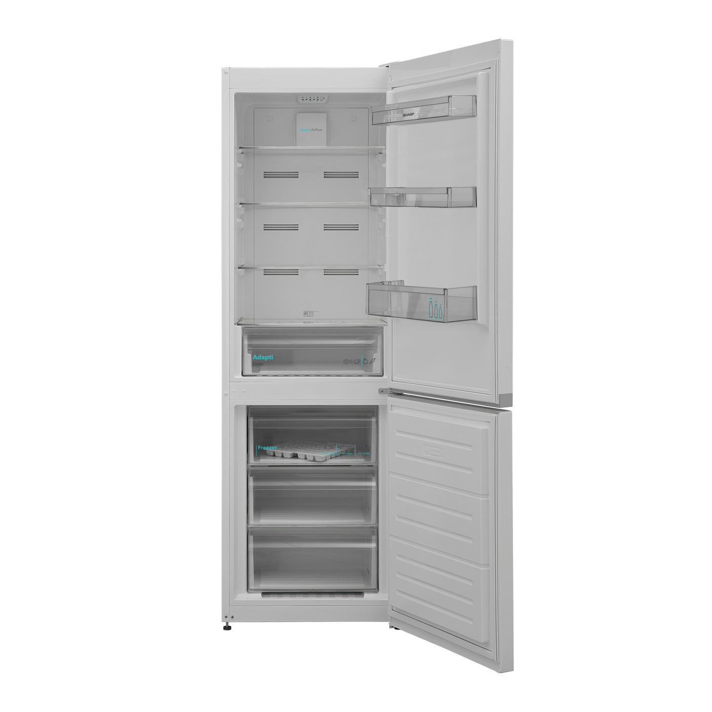 SHARP SJ-FBA09ITXWE-ES 60cm NF Fridge-Freezer