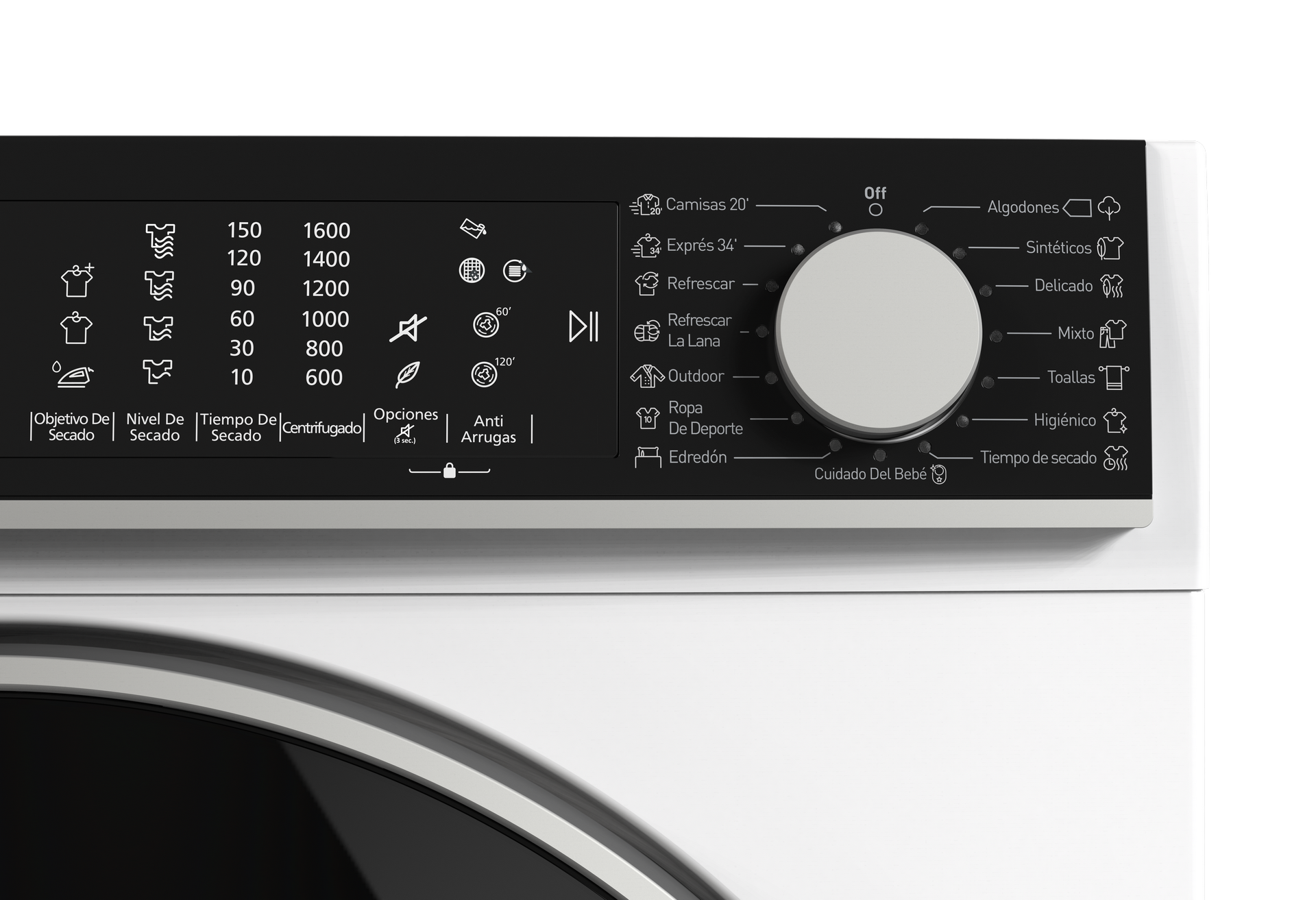 SHARP KD-NHL8S9GW21-ES Freestanding Tumble Dryer 8 kg A++