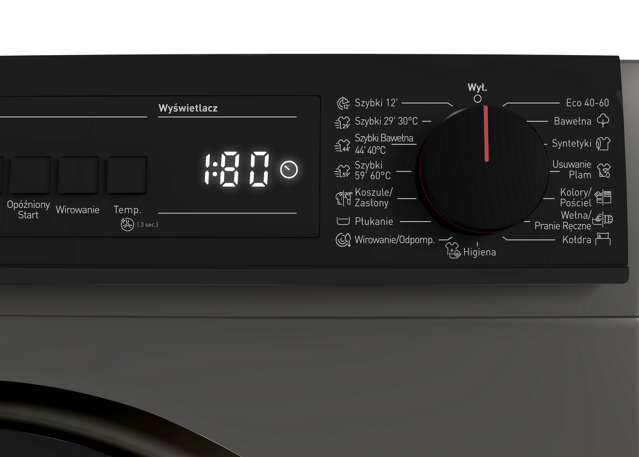 SHARP ES-SFB812YAA-PL Freestanding Washing Machine 8 kg 1400 RPM A Class