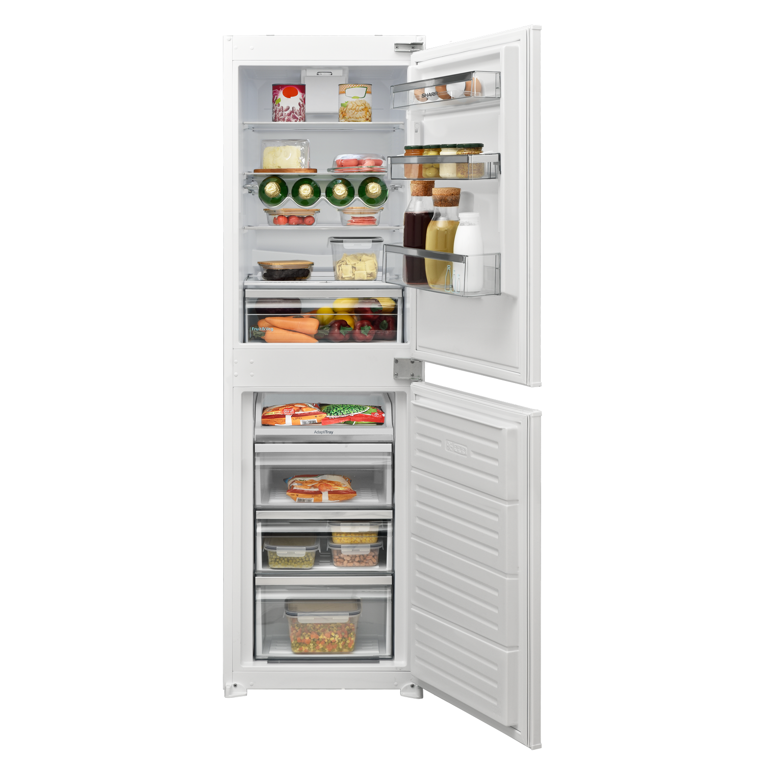 SHARP SJ-BE227M01X-EN 54cm Fridge-Freezer