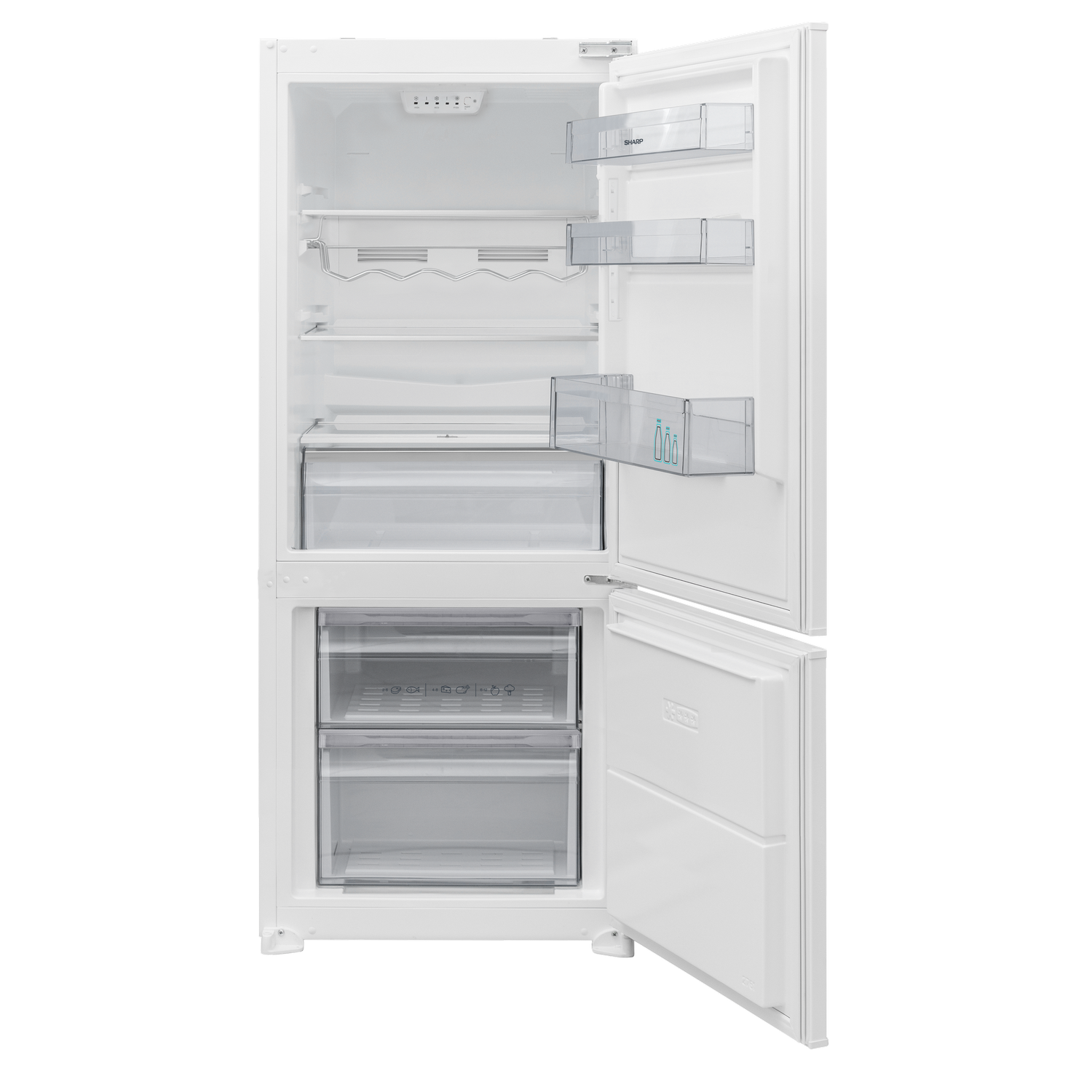 SHARP SJ-BE210T0XS-EU 54cm Fridge-Freezer