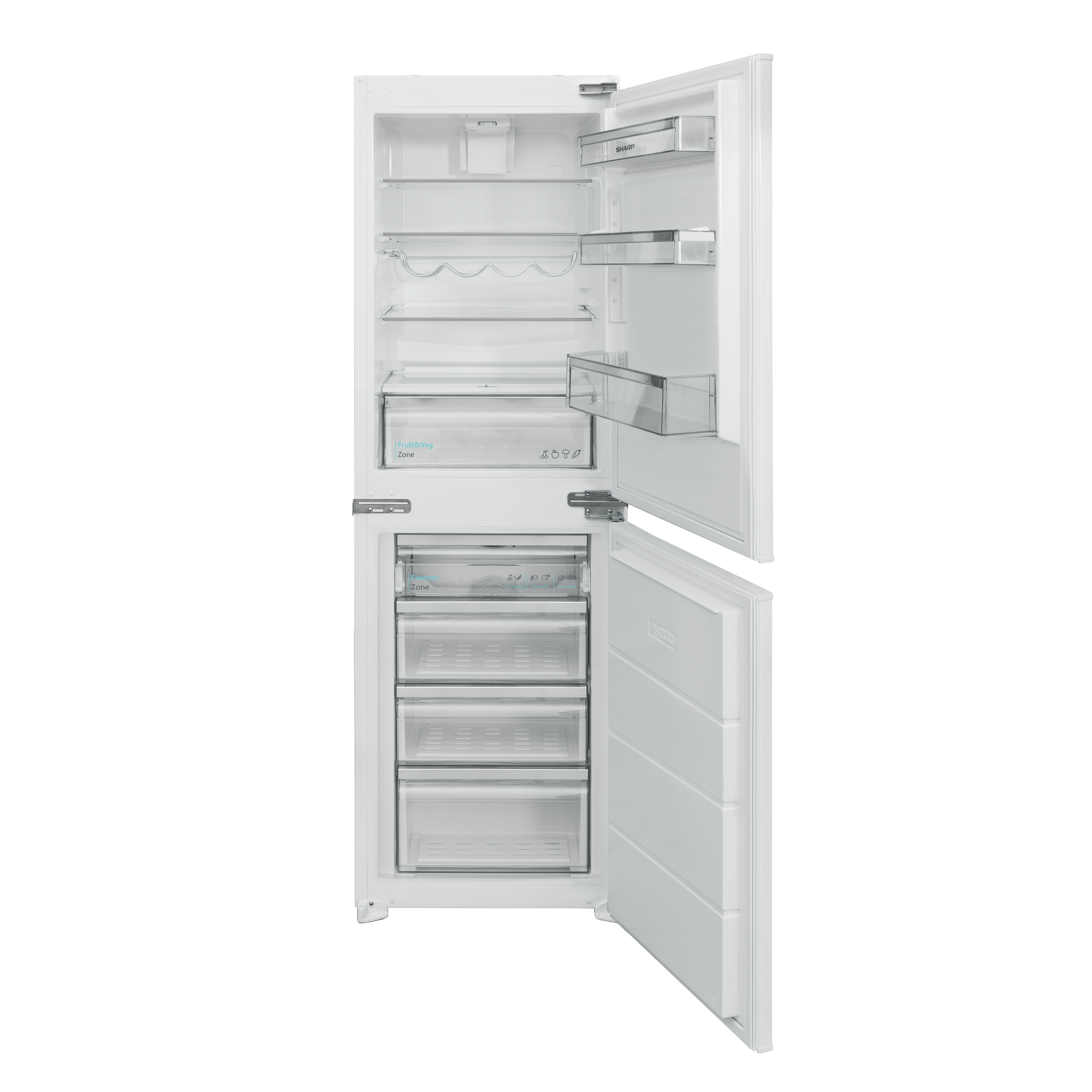 SHARP SJ-BE227T0XS-EU 54cm Fridge-Freezer