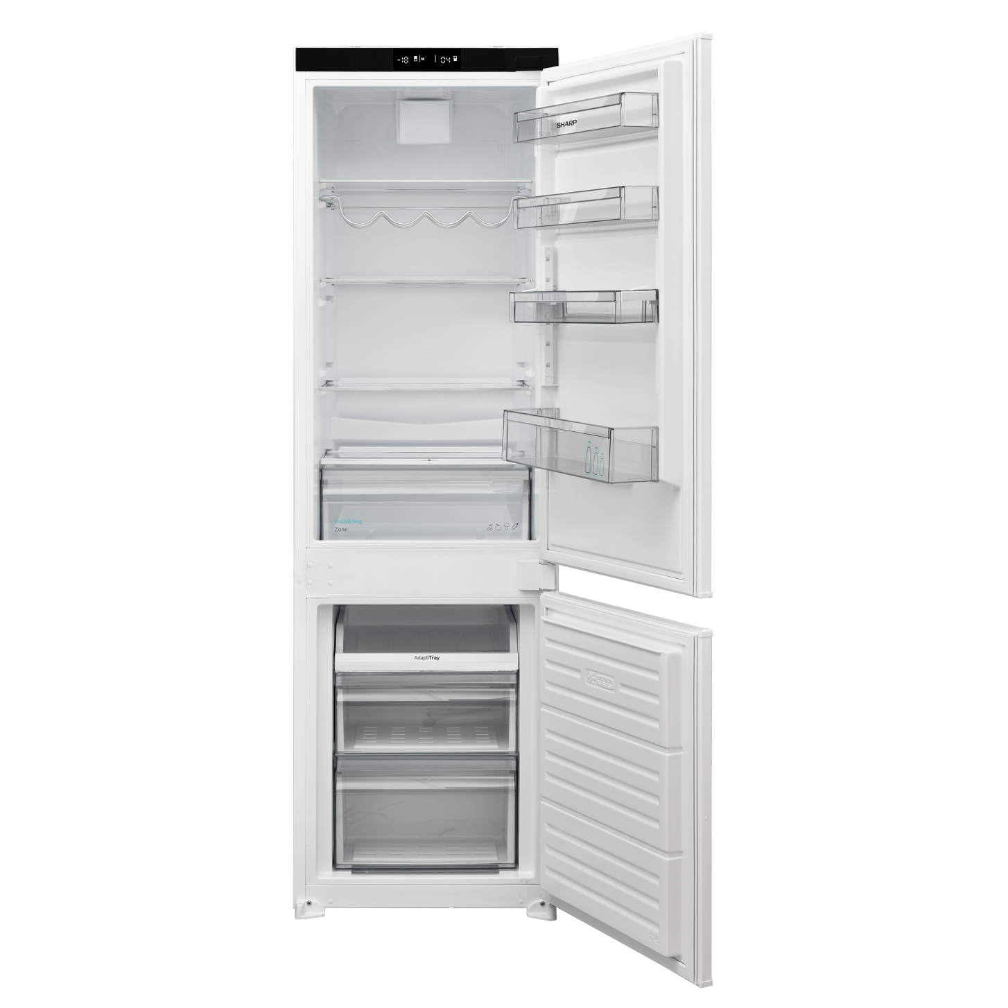 SHARP SJ-BE237E2XS-EU 54cm Fridge-Freezer