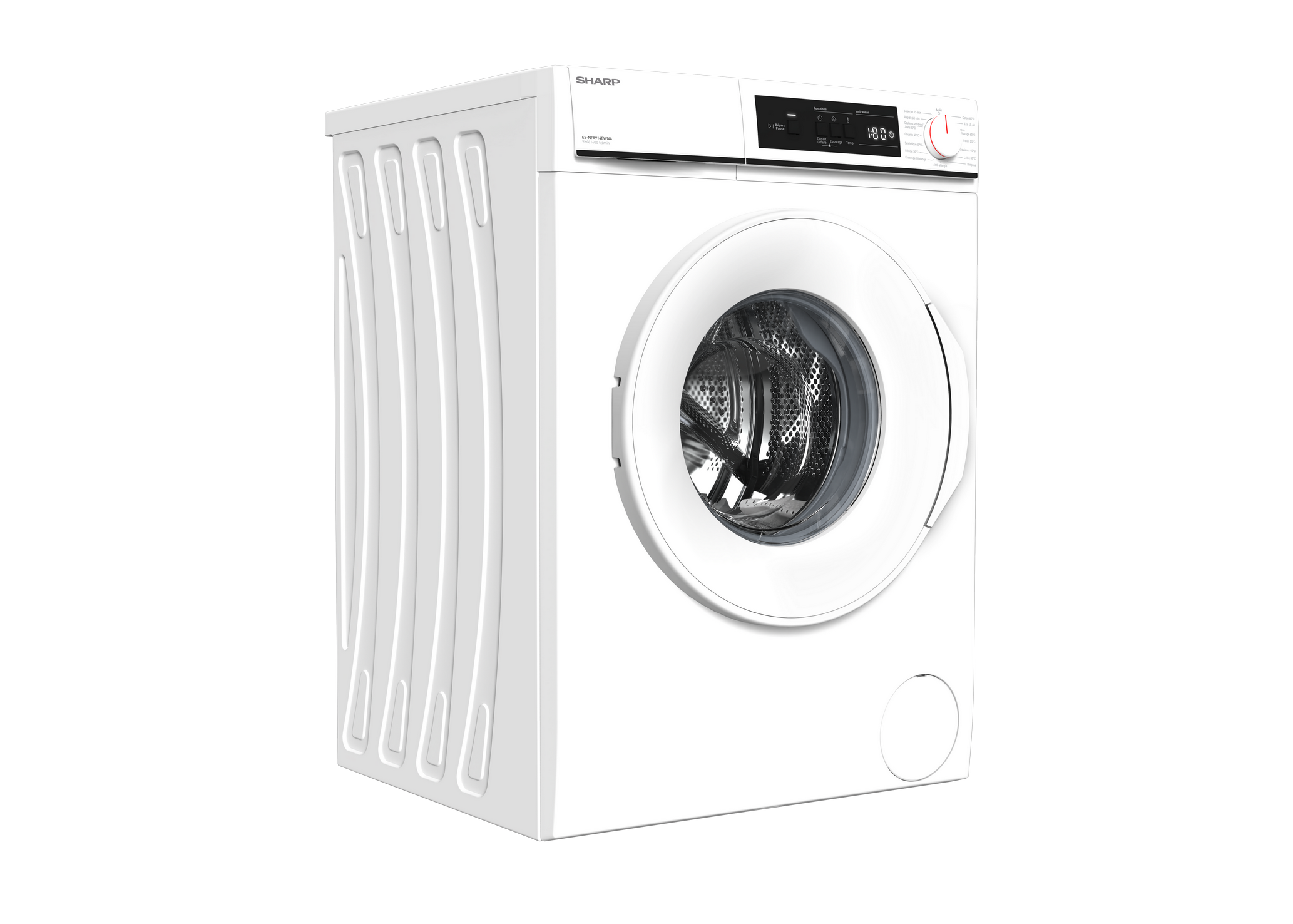 SHARP ES-NFA914BWNA-FR Freestanding Washing Machine 9 kg 1400 RPM A Class