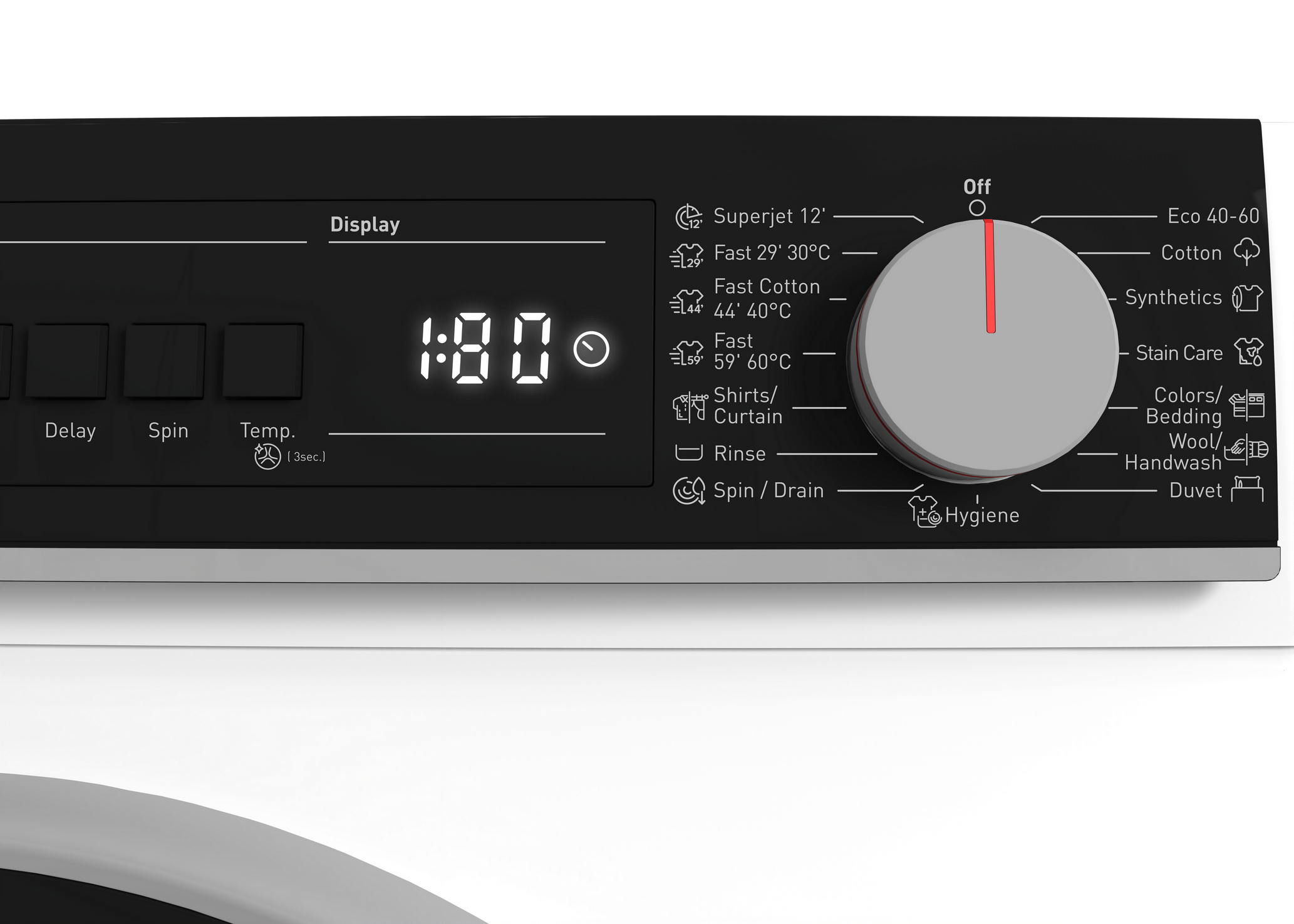 SHARP ES-SFB812YWA-EE Freestanding Washing Machine 8 kg 1400 RPM A Class