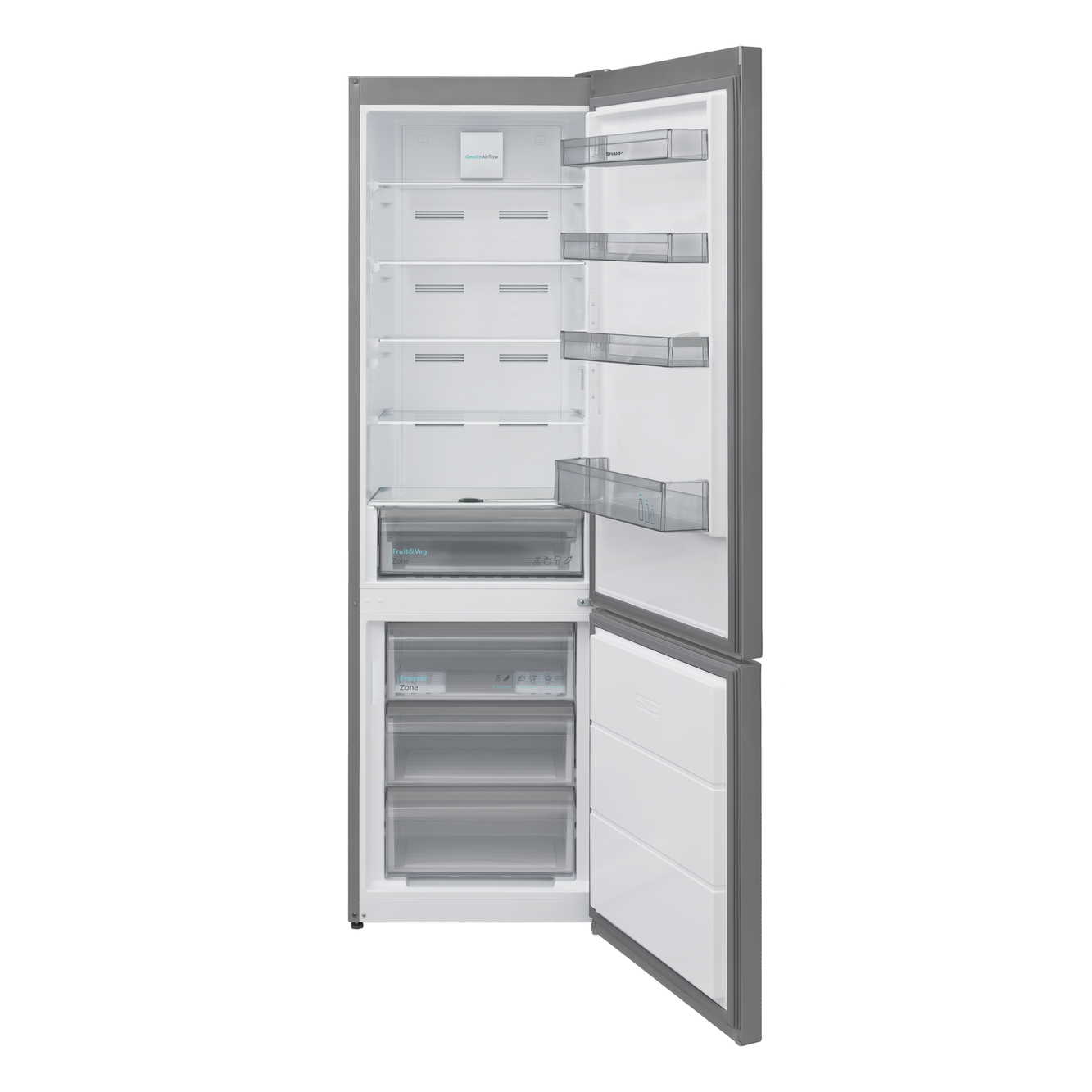 SHARP SJ-NBA12DMXPC-EU 60cm NF Fridge-Freezer