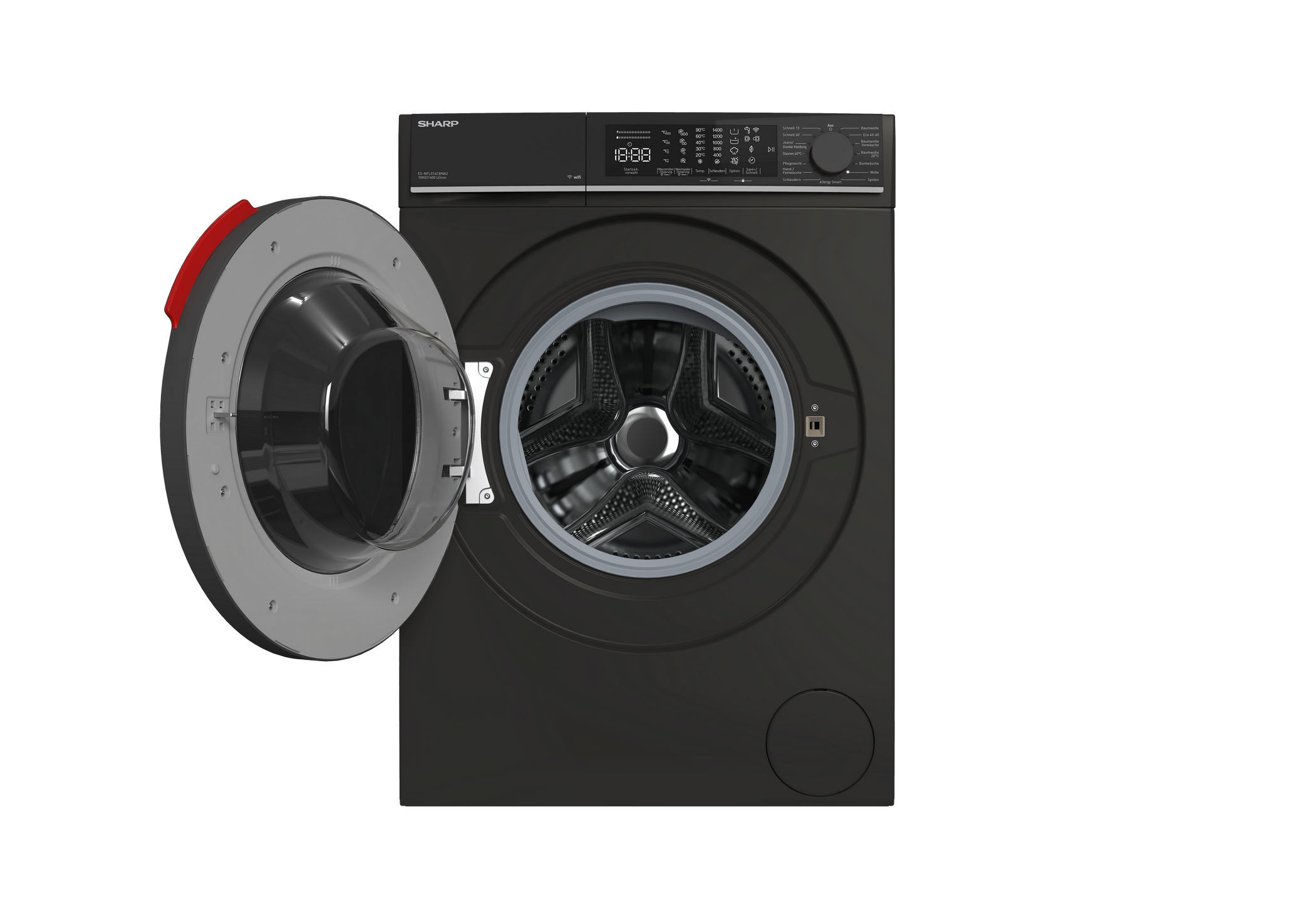 SHARP ES-NFL014CBNA2-CB Freestanding Washing Machine 10 kg 1400 RPM A Class
