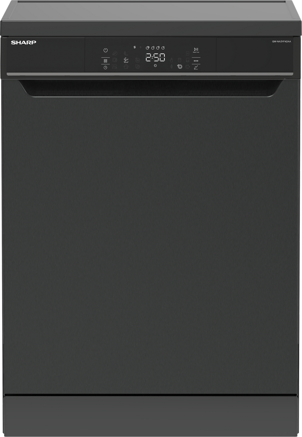 SHARP QW-NA3YF42AA Freestanding 60cm Dishwasher 14PS 42 db A Class
