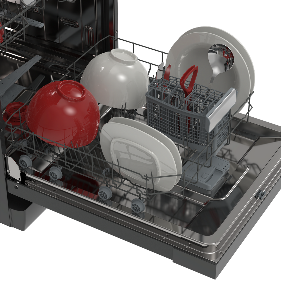 SHARP QW-NA3YF42AA Freestanding 60cm Dishwasher 14PS 42 db A Class