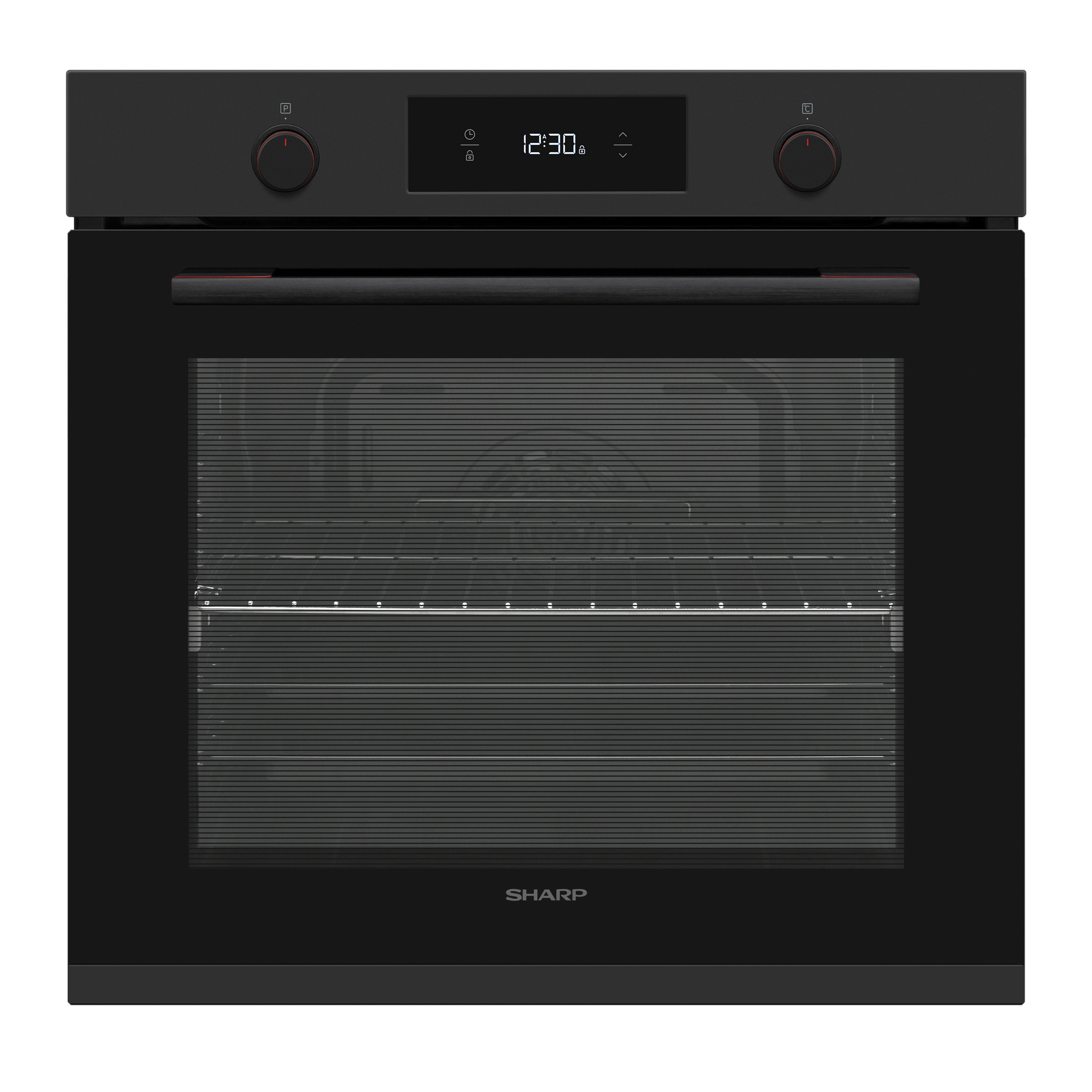 Sharp K-70P19BNH-EU Built-In 78lt. Standard Multifunction Oven, Matte Black