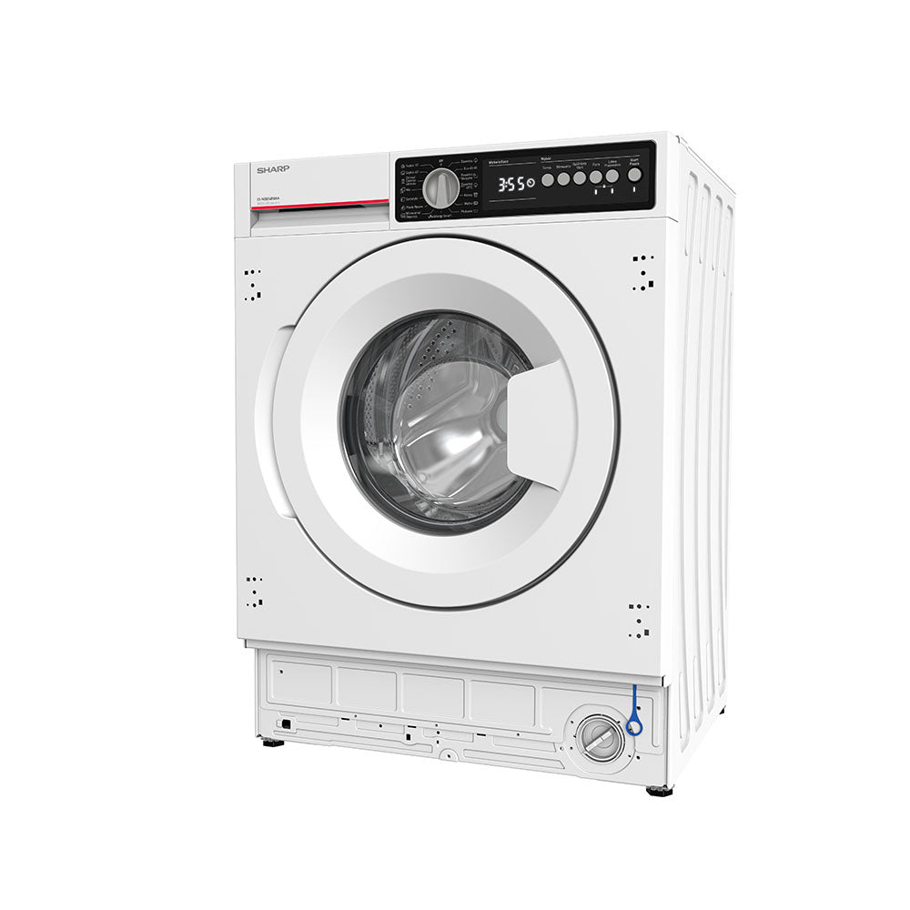 Sharp ES-NIB814BWNA-PL Integrated Washing Machine