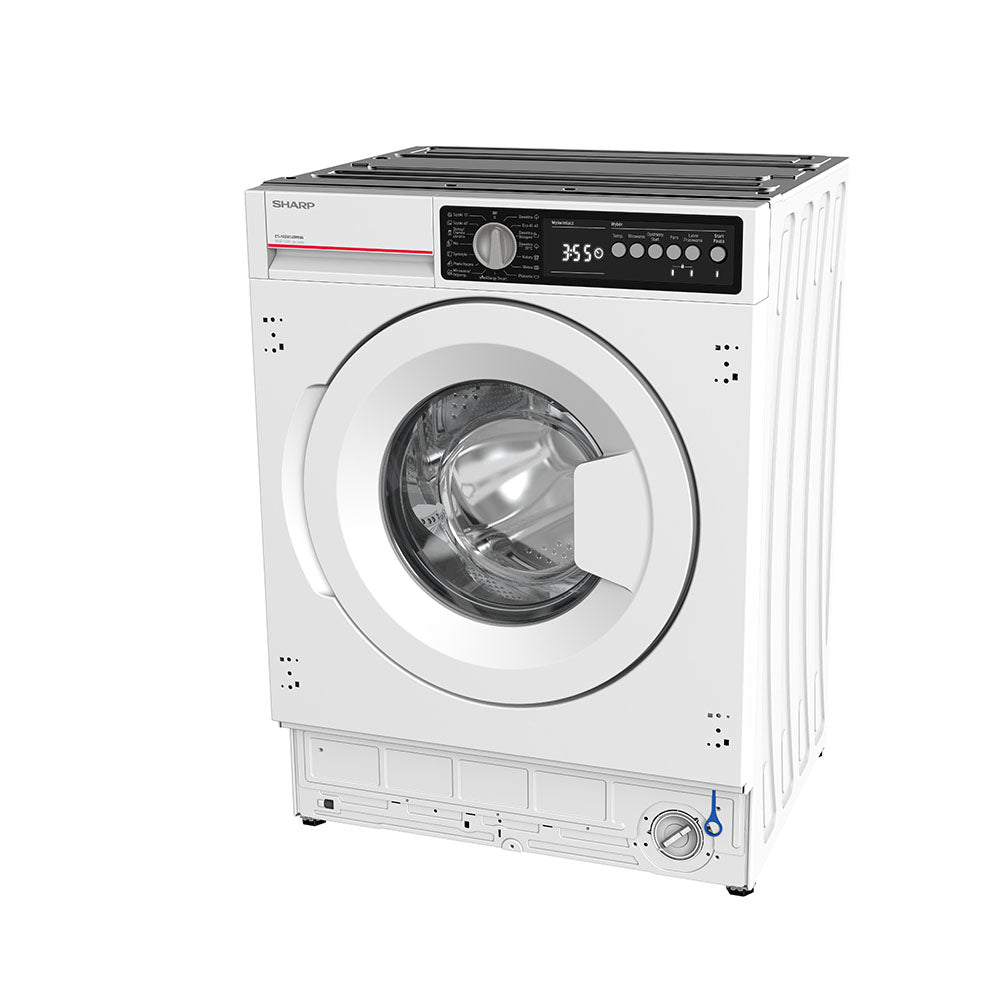 Sharp ES-NIB814BWNA-PL Integrated Washing Machine