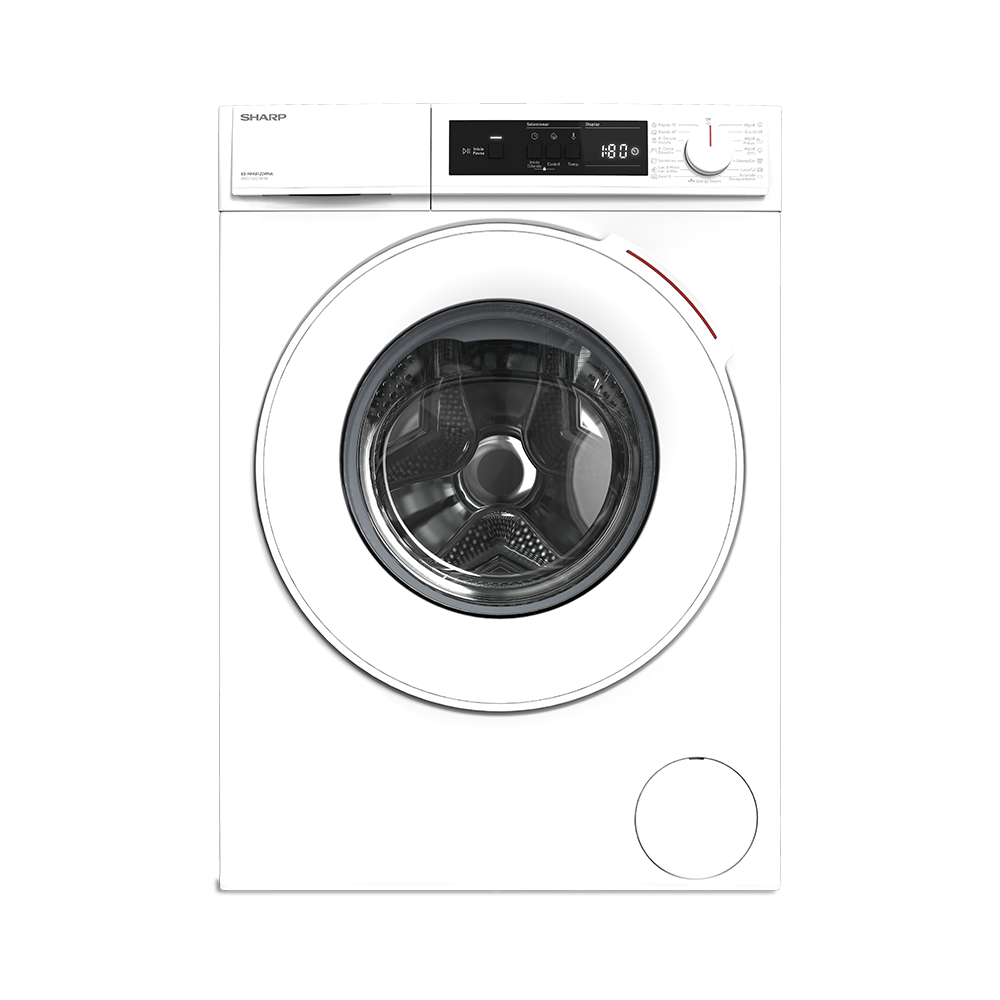 Sharp ES-NFA812DWNA-ES Freestanding Washing Machine