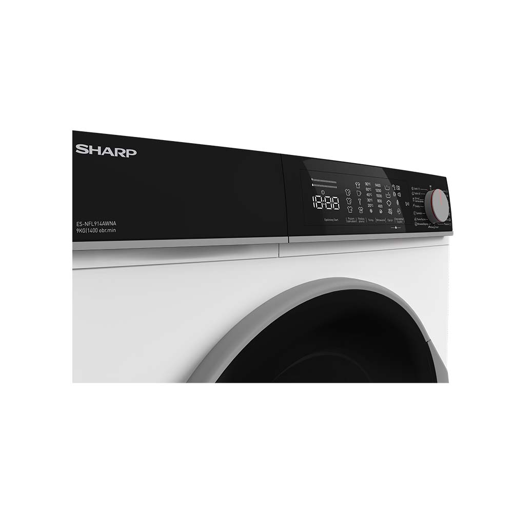 Sharp ES-NFL914AWNA-PL Freestanding Washing Machine