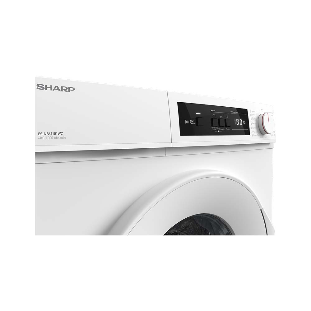 Sharp ES-NFA6101WC-PL Freestanding Washing Machine